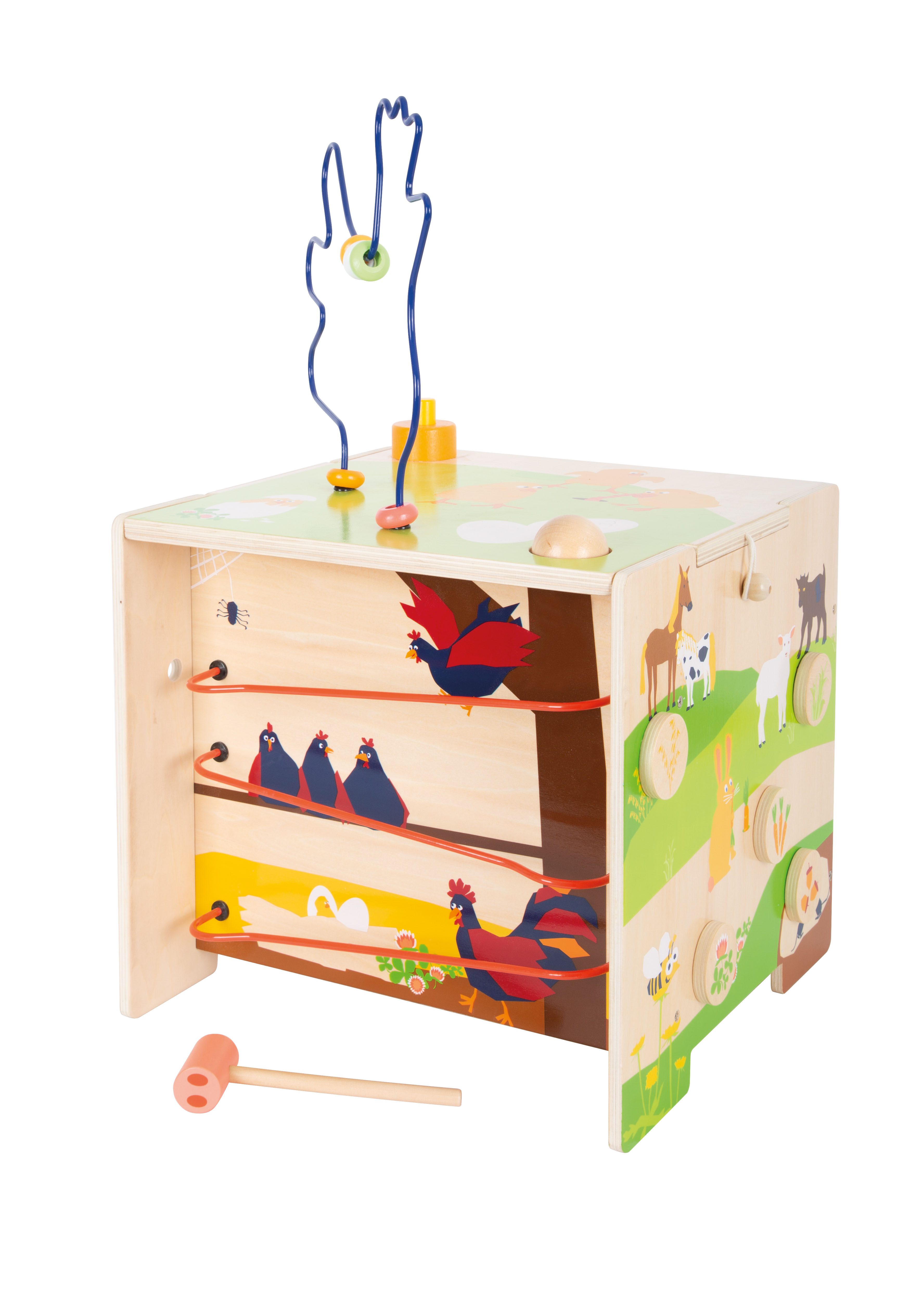 Großer Bauernhof Motorikwürfel für Kinder