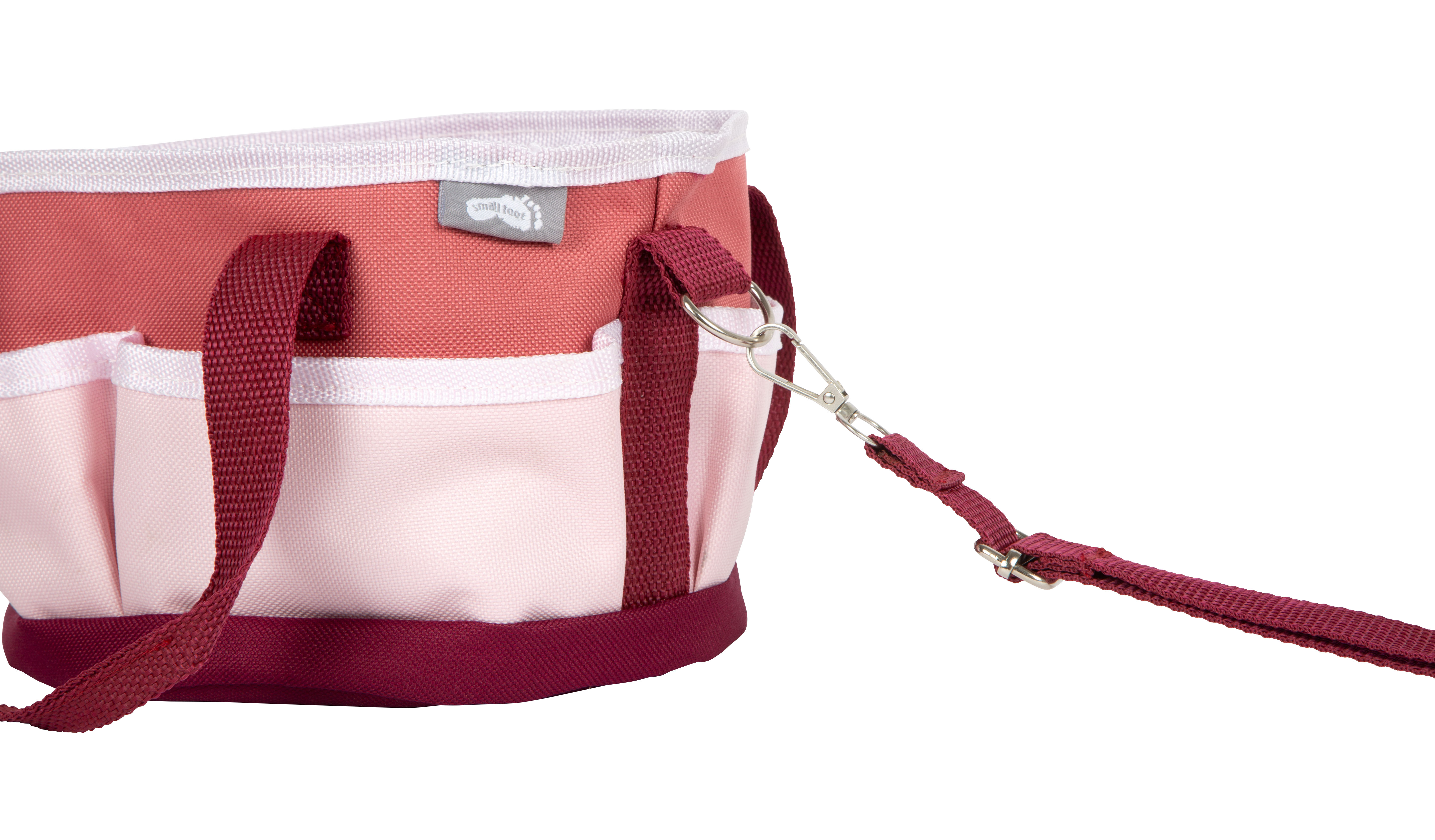 Tasche mit verstellbarem Gurt und Befestigung