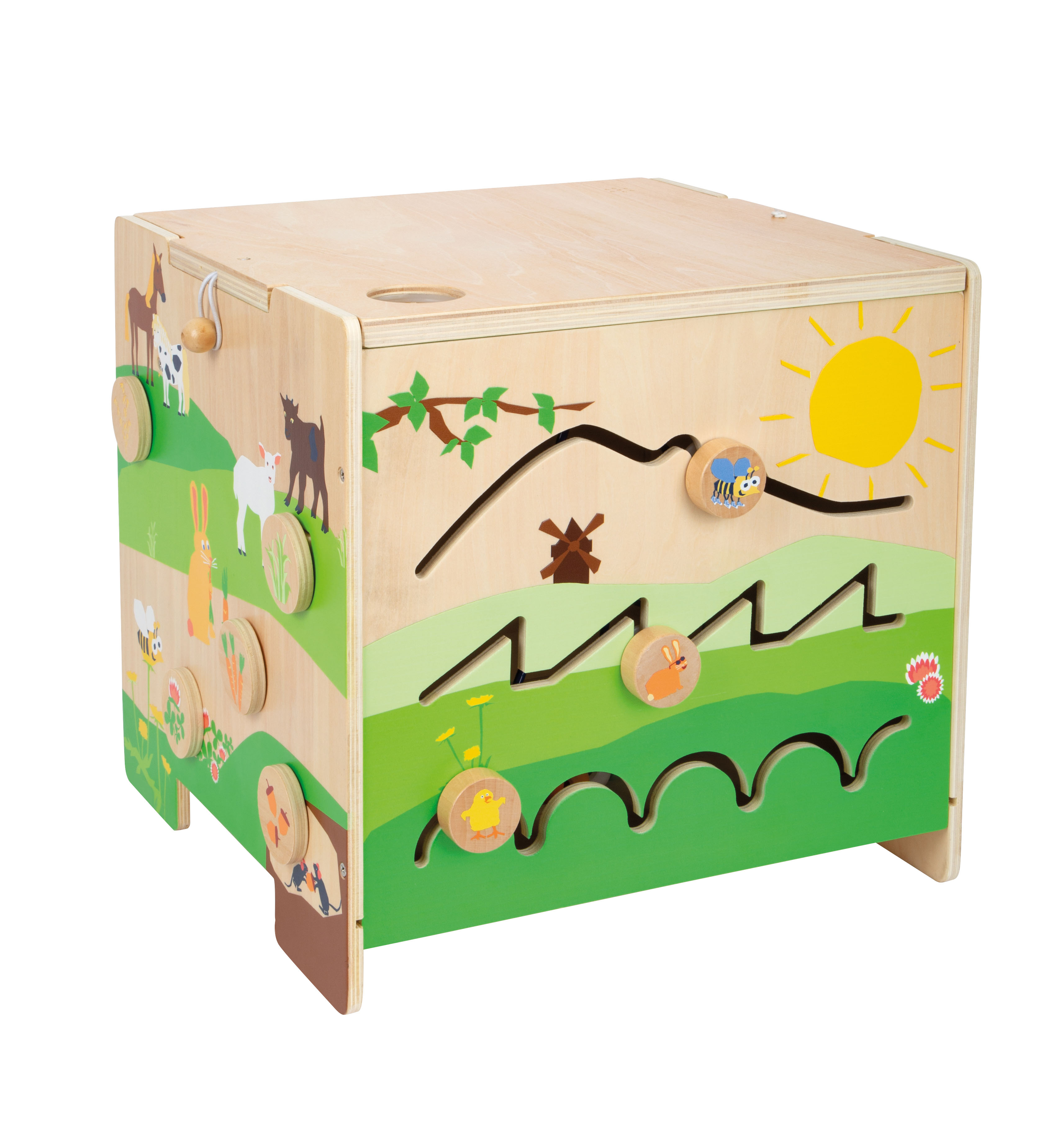 Motorikwürfel Landleben für Kinder