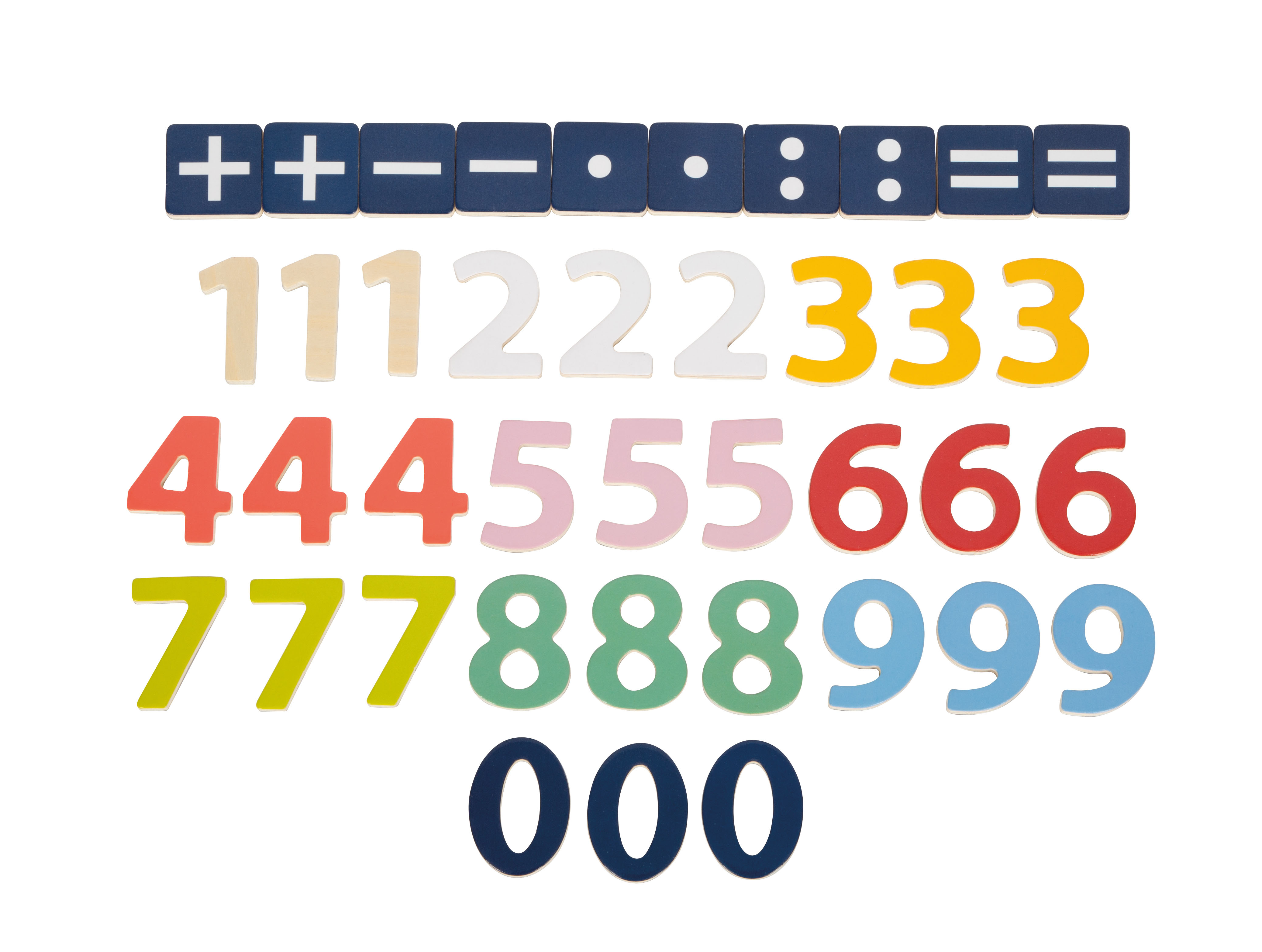 Bunte Magnetzahlen „Educate“ für Kinder