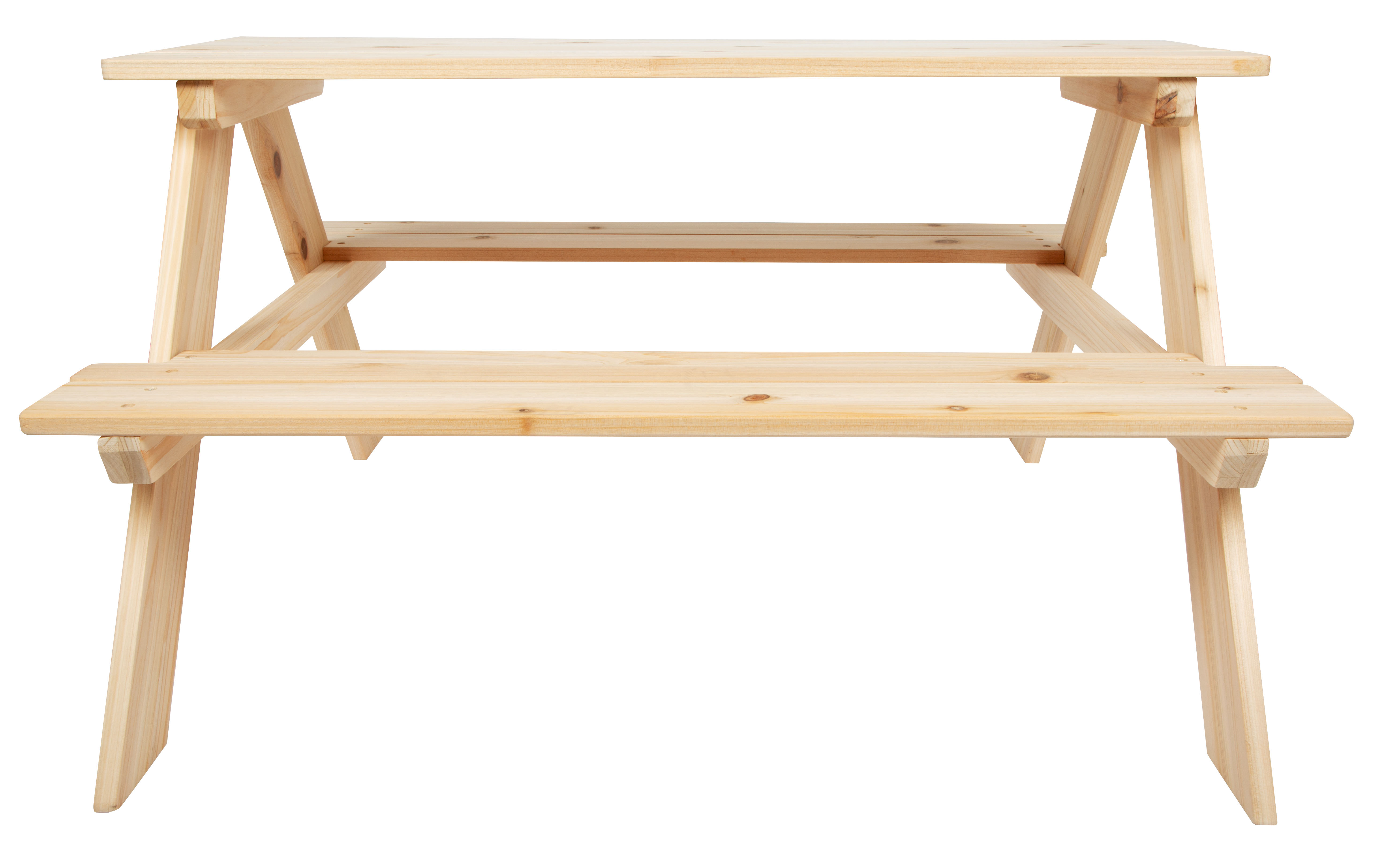 Outdoor-Picknicktisch aus Holz für Kinder