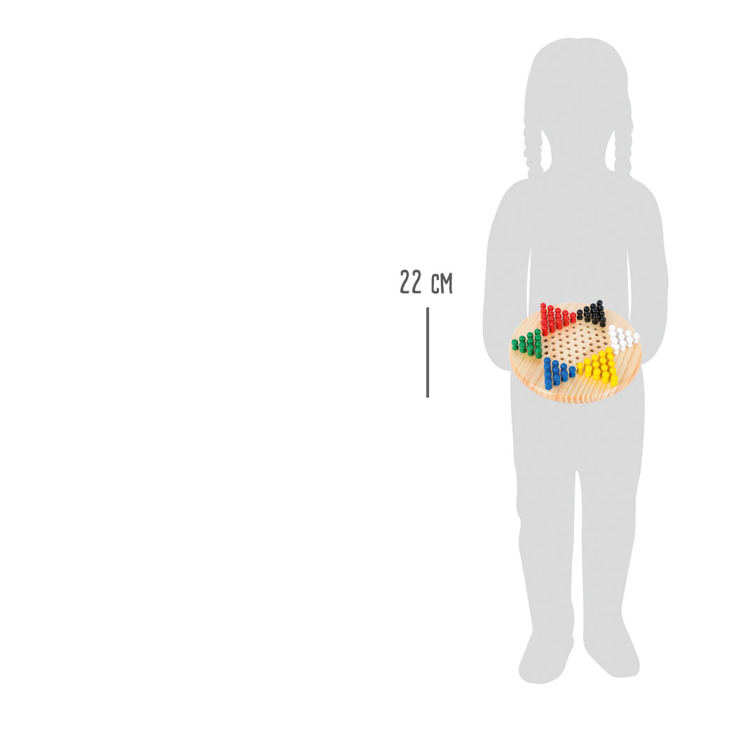 Gesellschaftsspiel Halma aus Holz