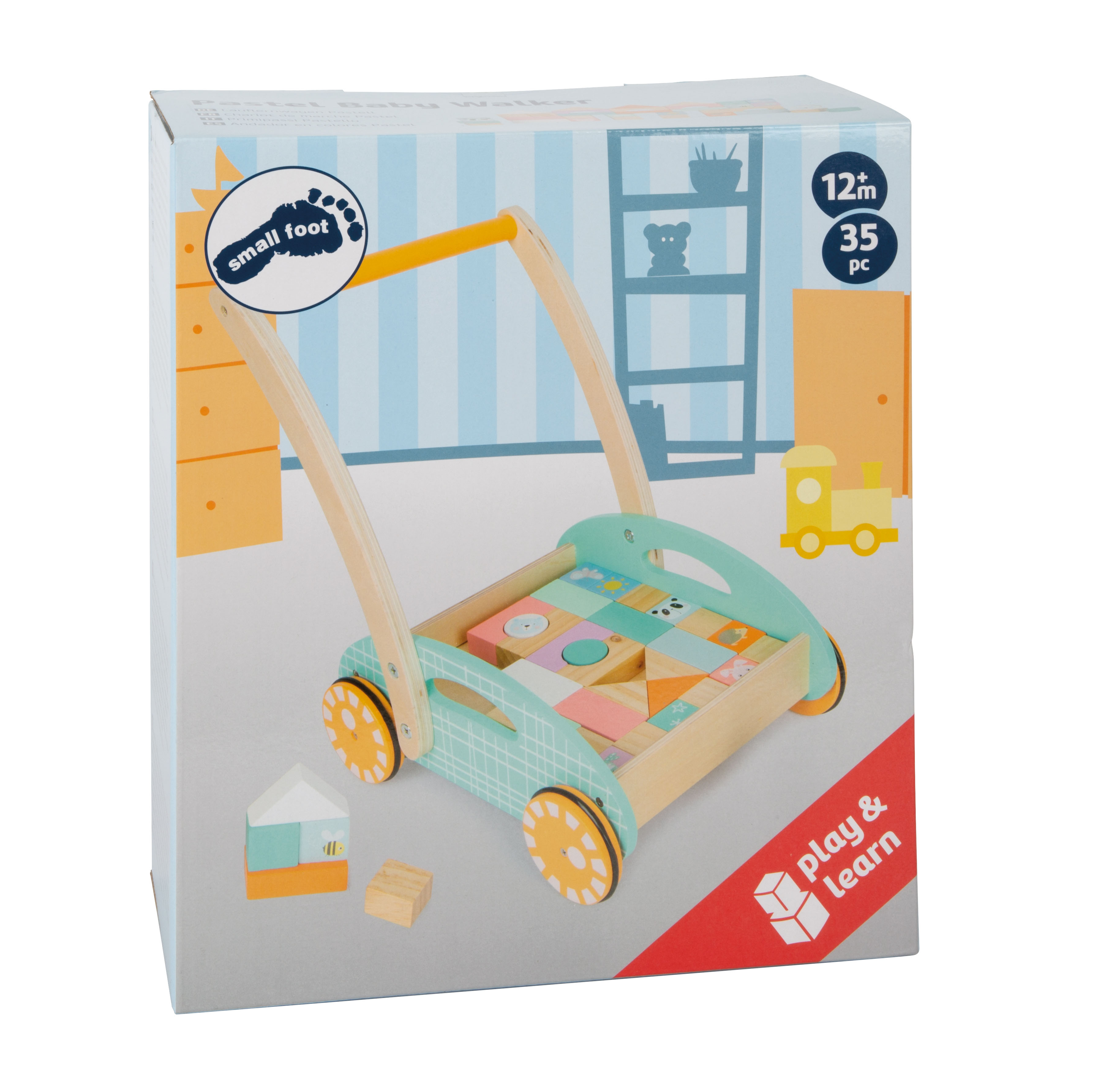 Lauflernwagen Pastell für Kinder