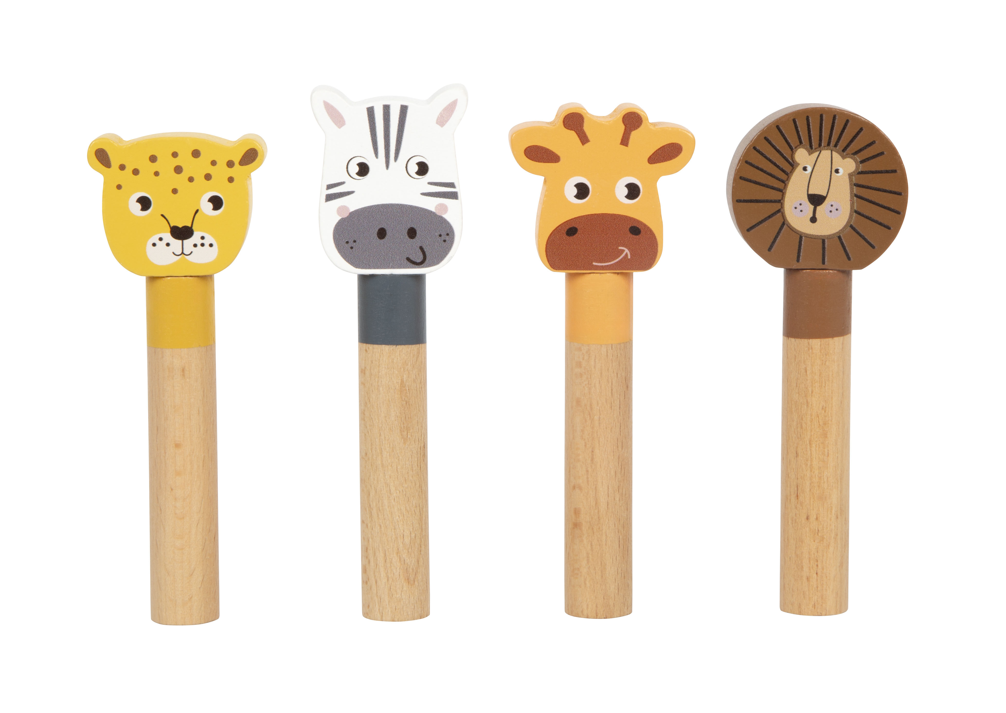Steckspiel hüpfende Tiere Safari Stäbe Einzeln herausnehmbar