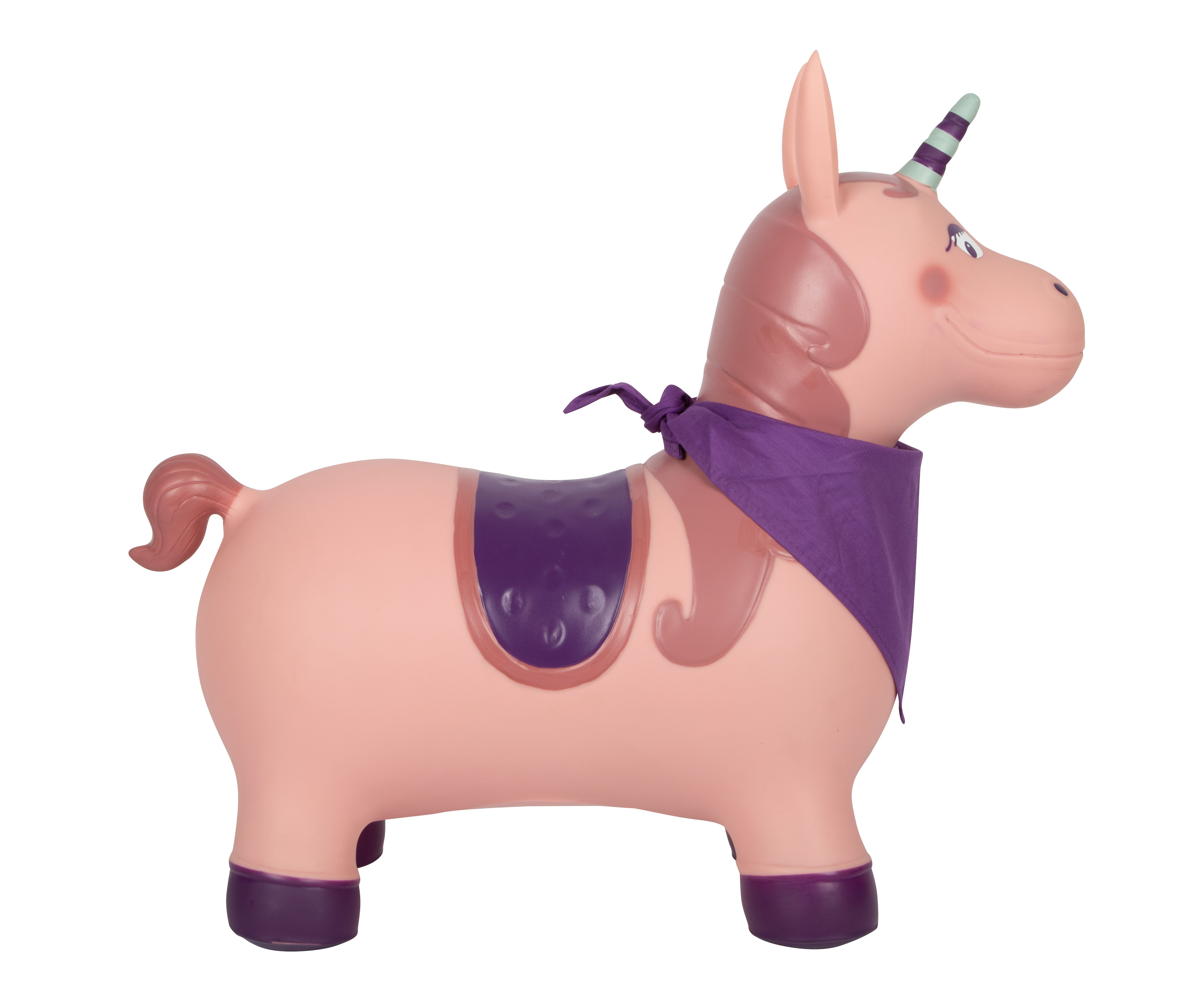 Hüpftier Einhorn Seitenprofil