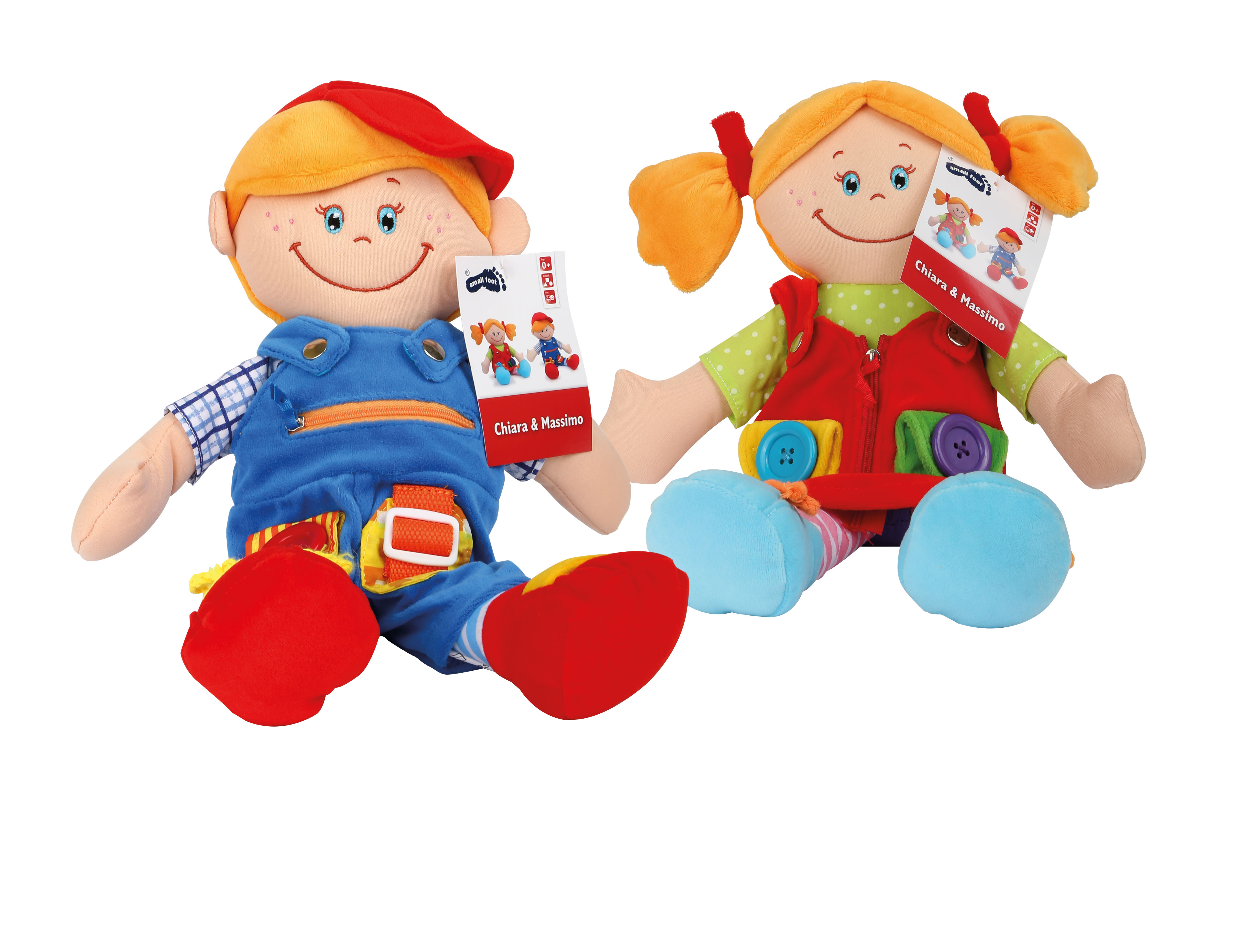 Stoffpuppen "Chiara & Massimo" für Kinder