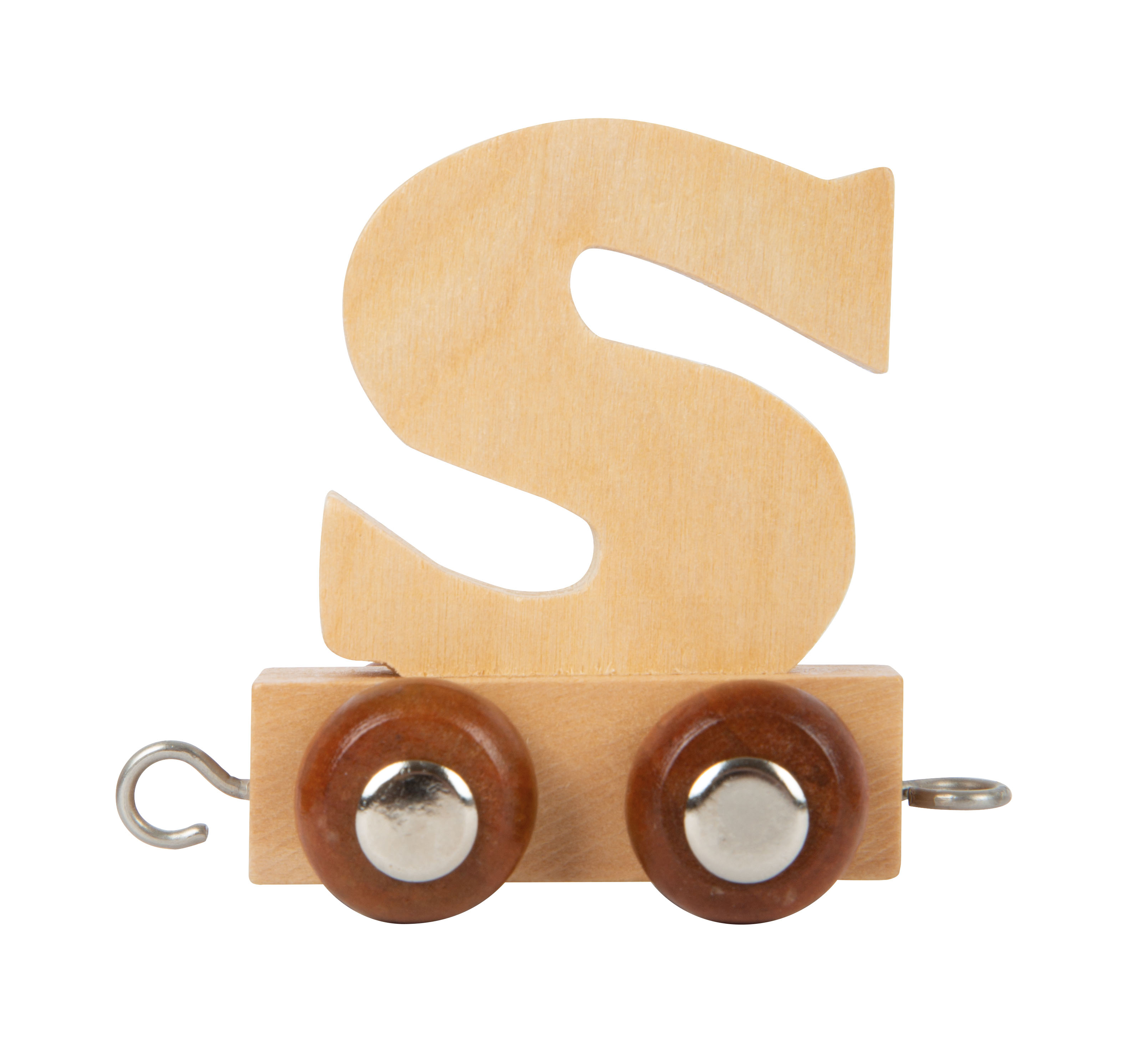 Buchstabenzug Holz S für Kinder