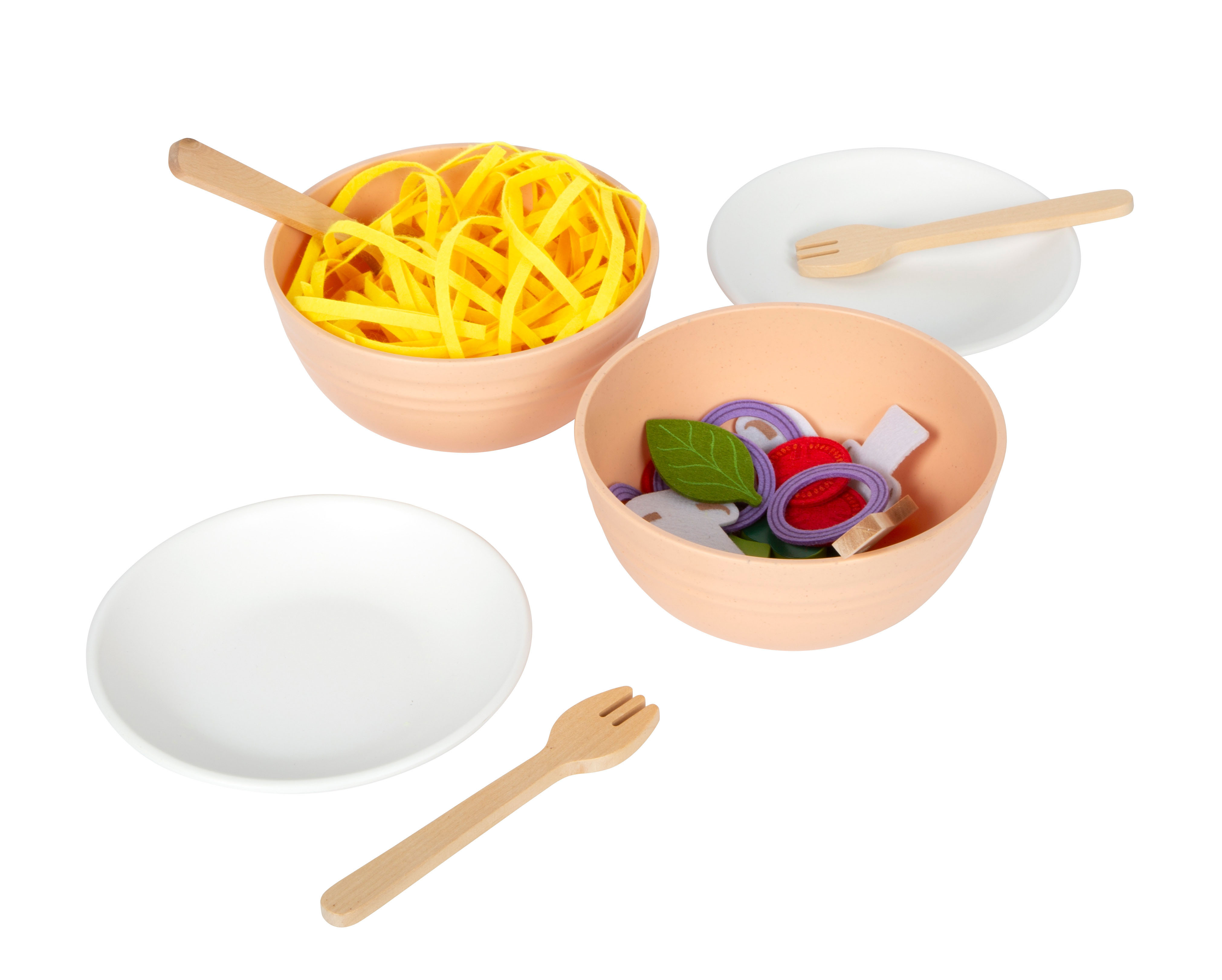Pasta-Spielset für eine gemeinsame Mahlzeit im Rollenspiel