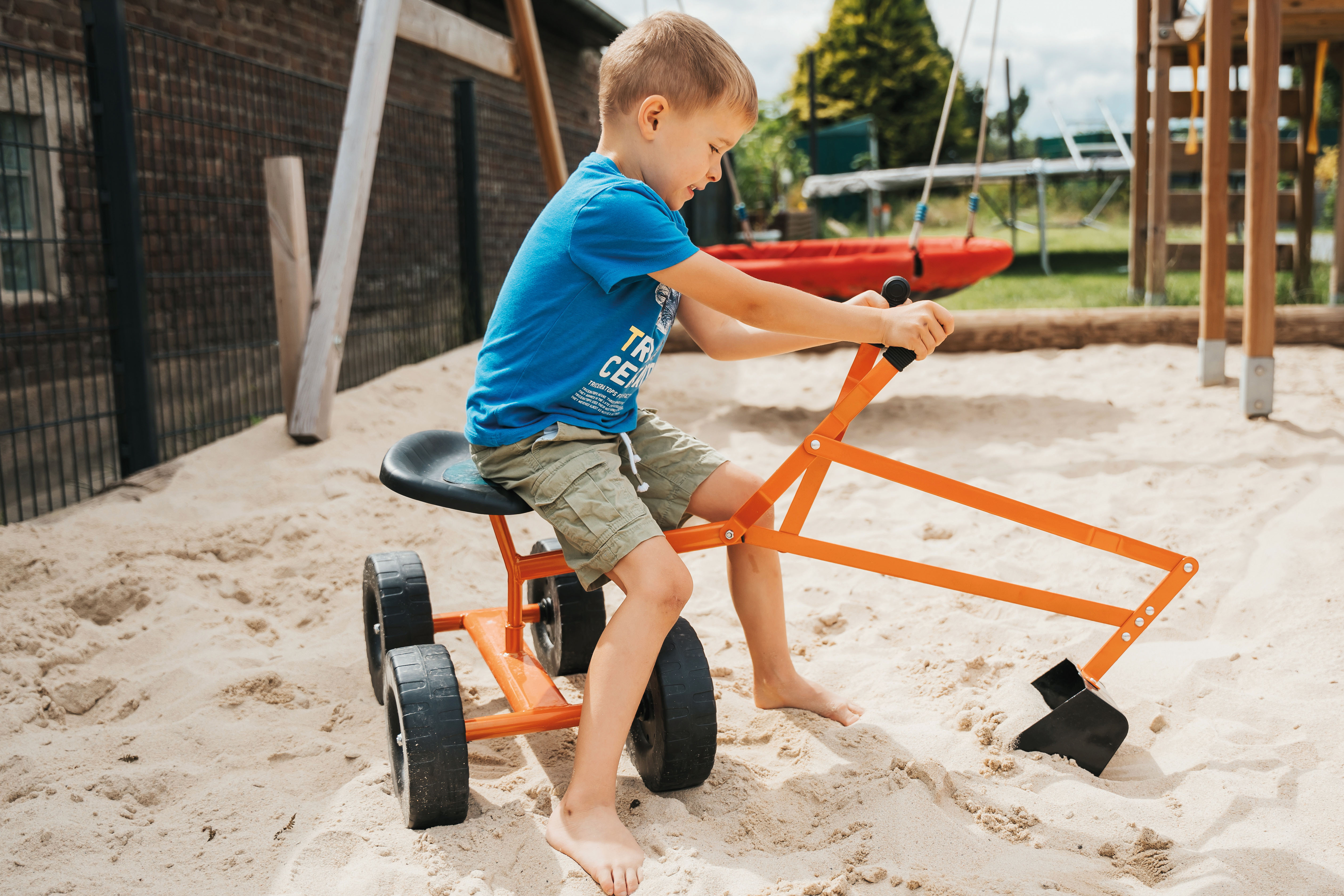 Bagger mit Rädern für Kinder