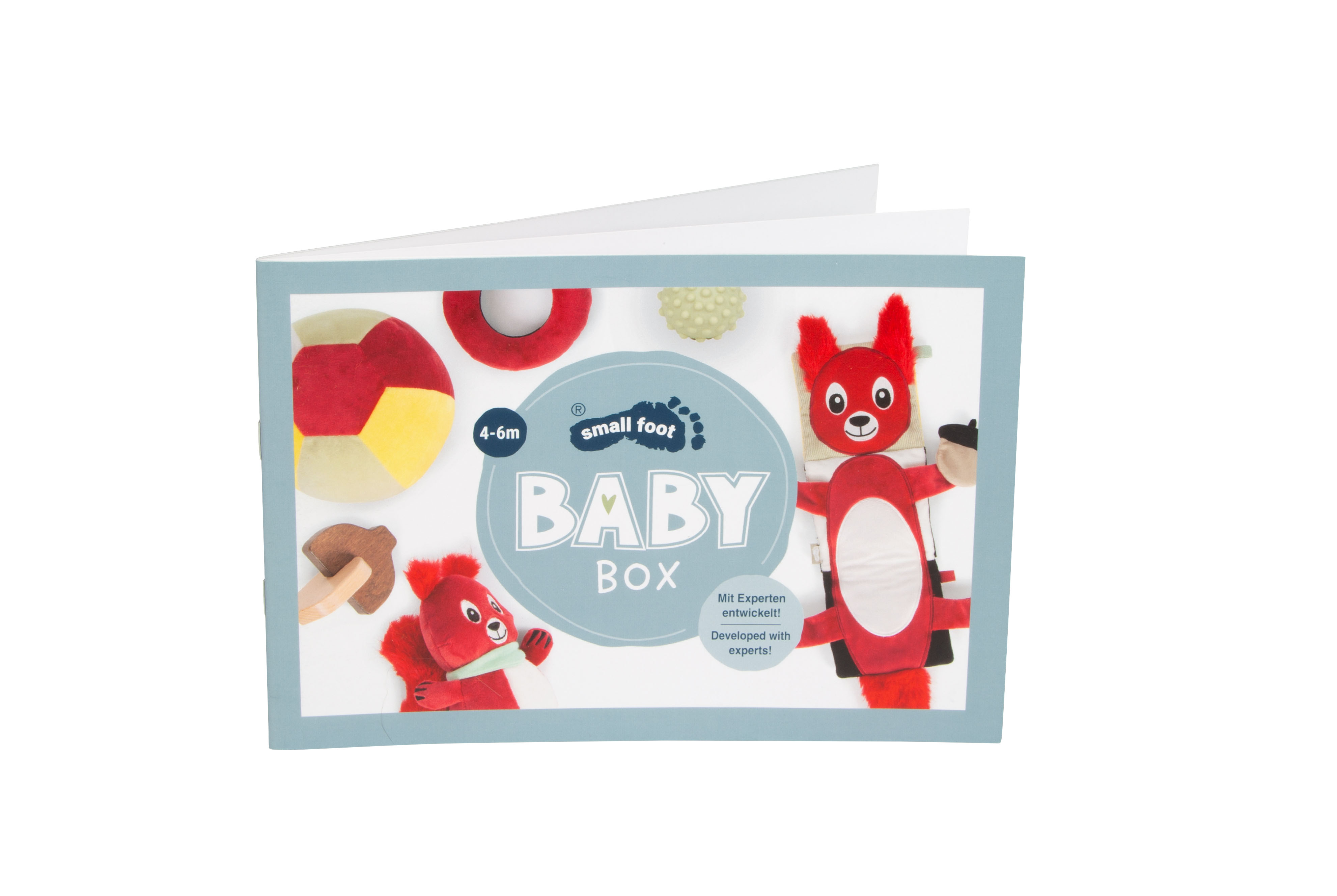 Baby-Box, Puppenfigur, Kuscheltier, Blaues Design, Stoffspielzeug, baby, toy, soft, rattle, stuffed