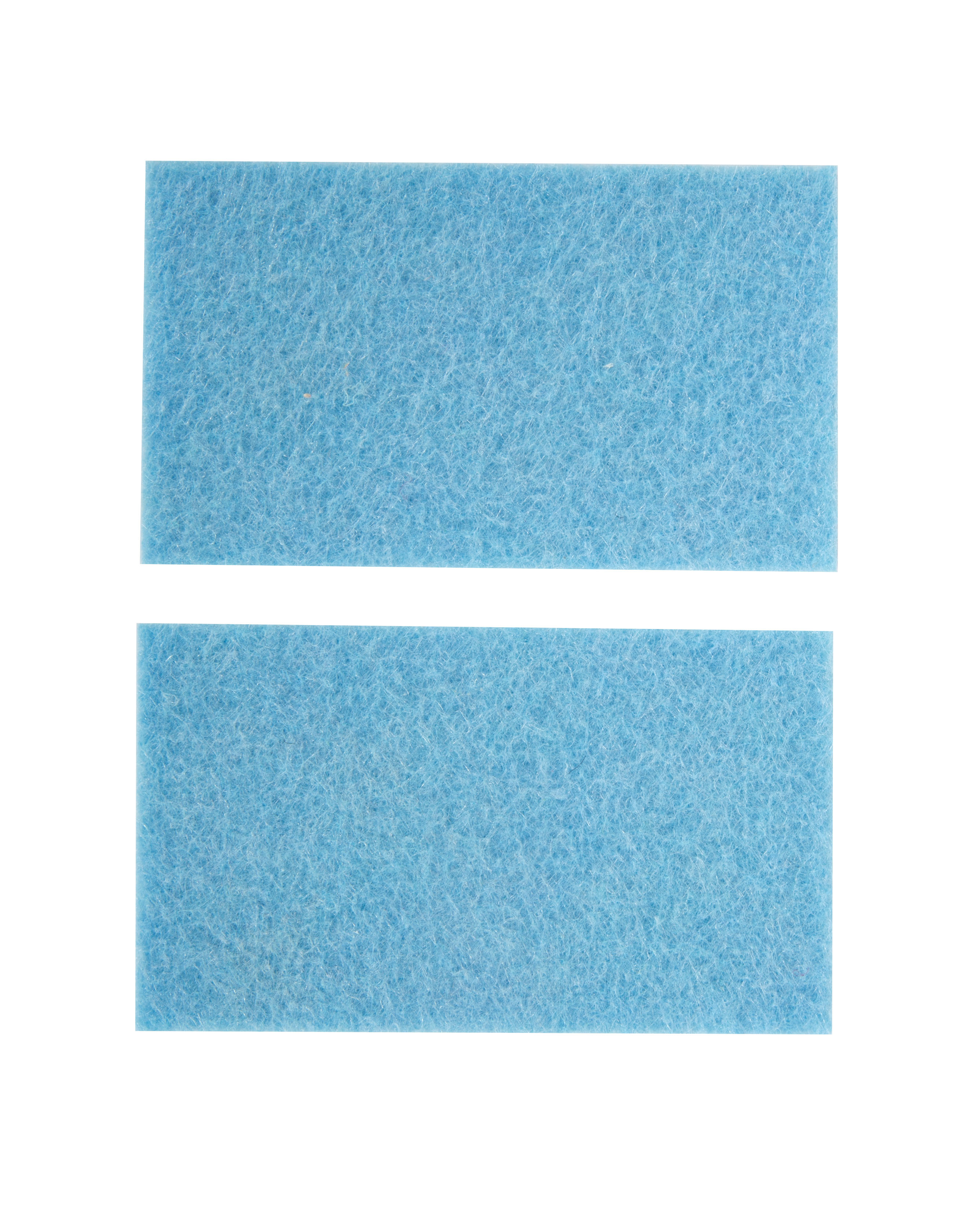 Zwei blaue Puppenhaus Teppiche