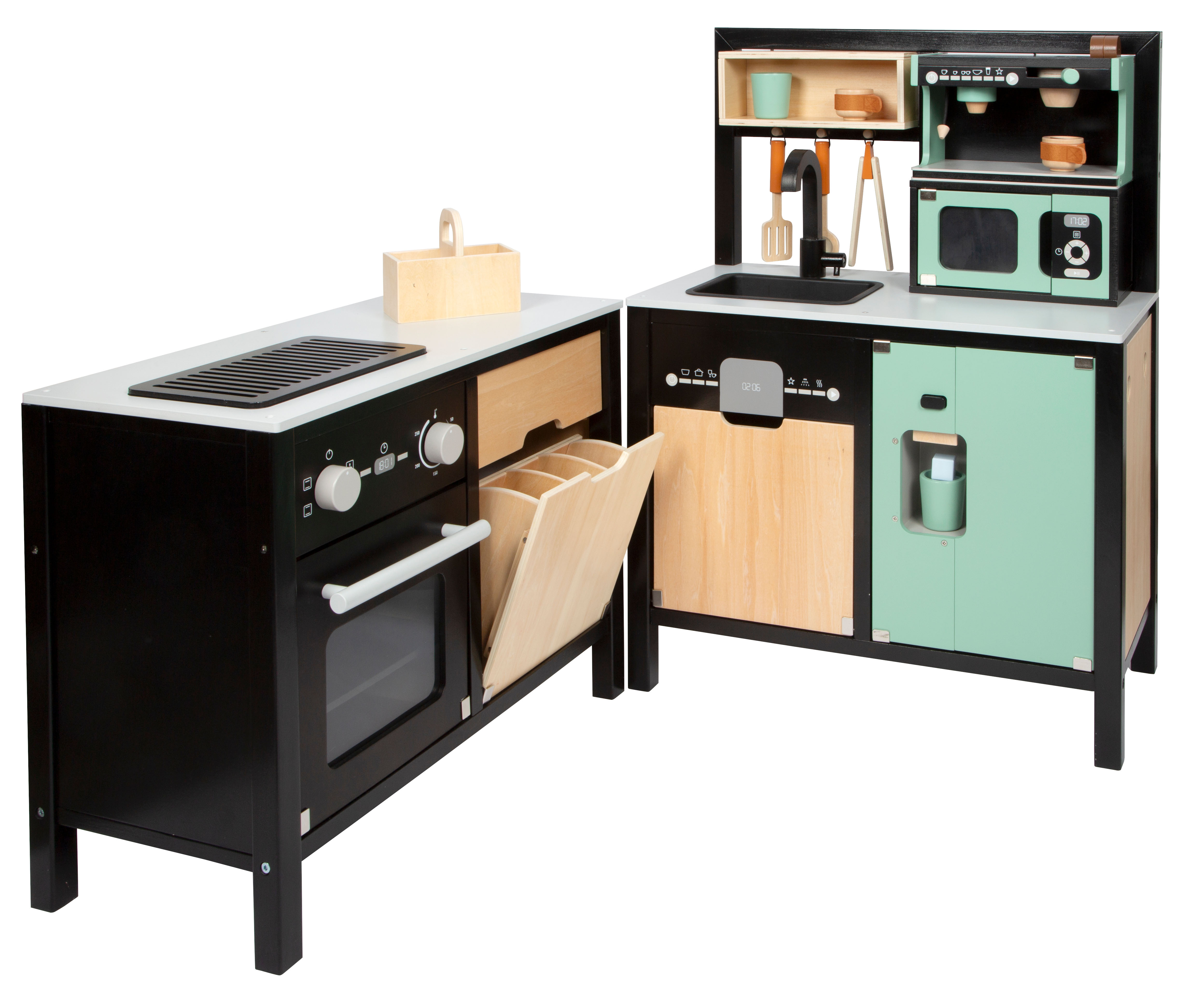 Arbeitsplatte von Kücheninsel zum Spielen