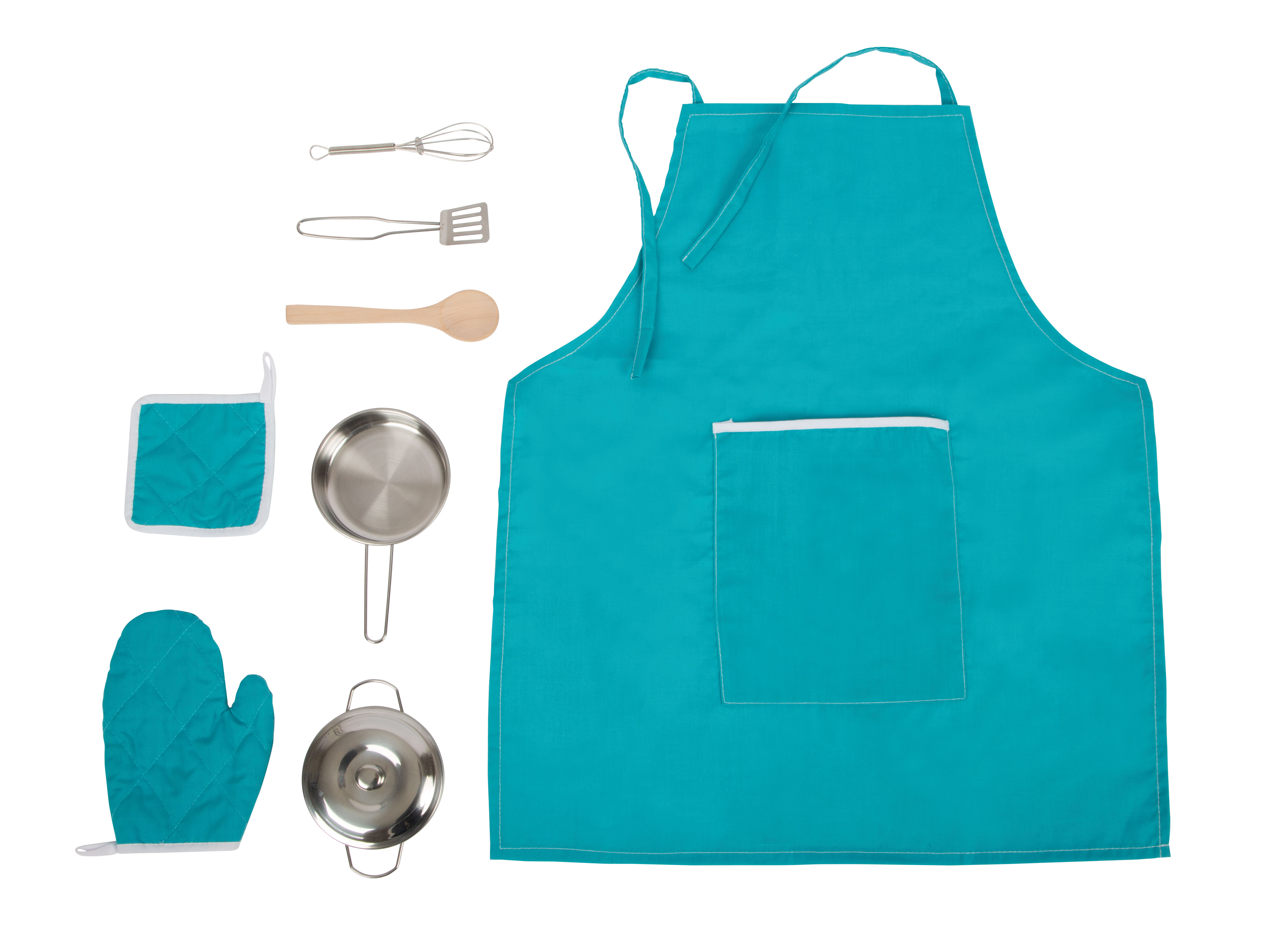 Kochset mit Schürze für Kinder