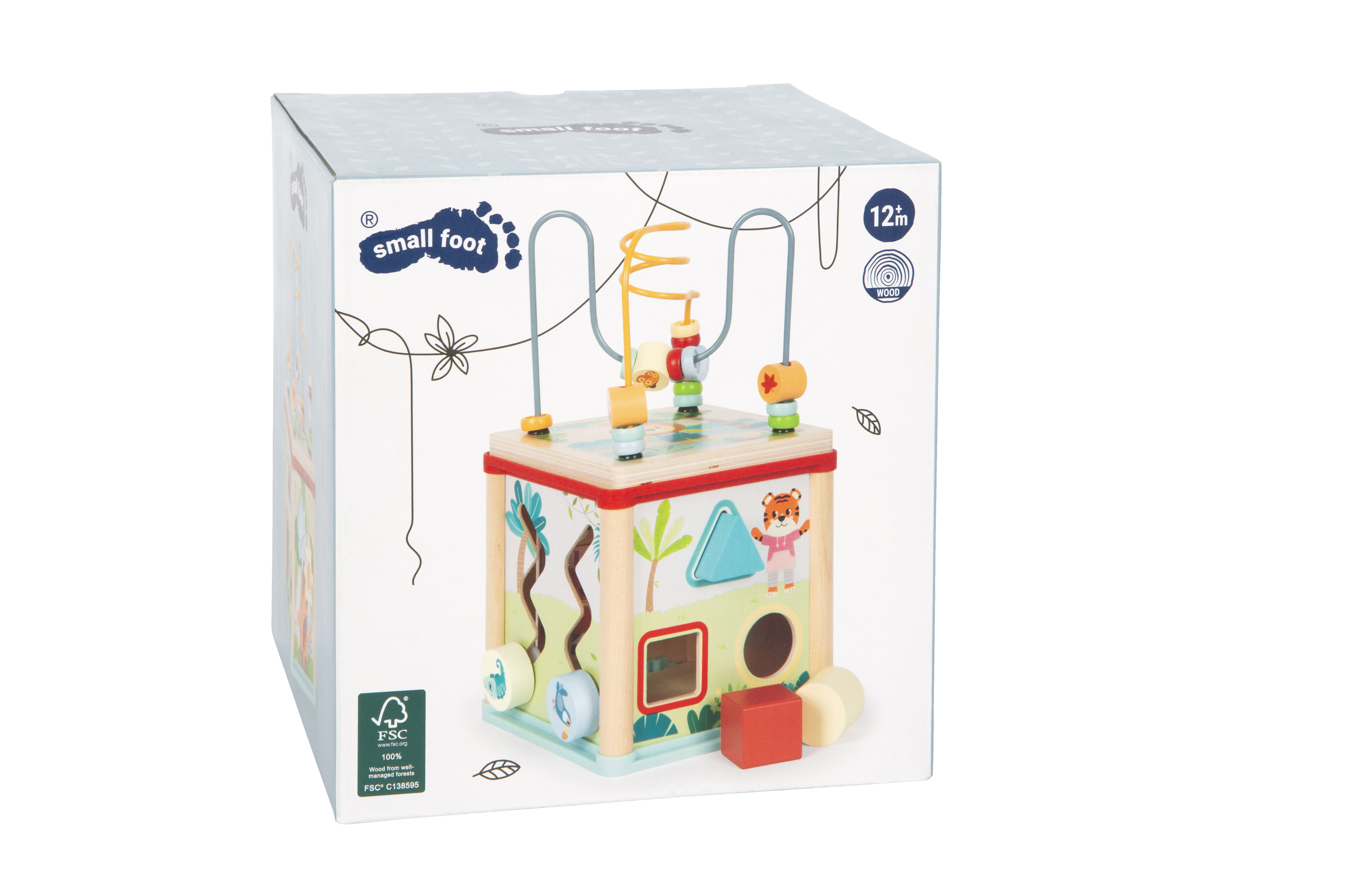 Motorikwürfel Tiger and Friends Verpackung