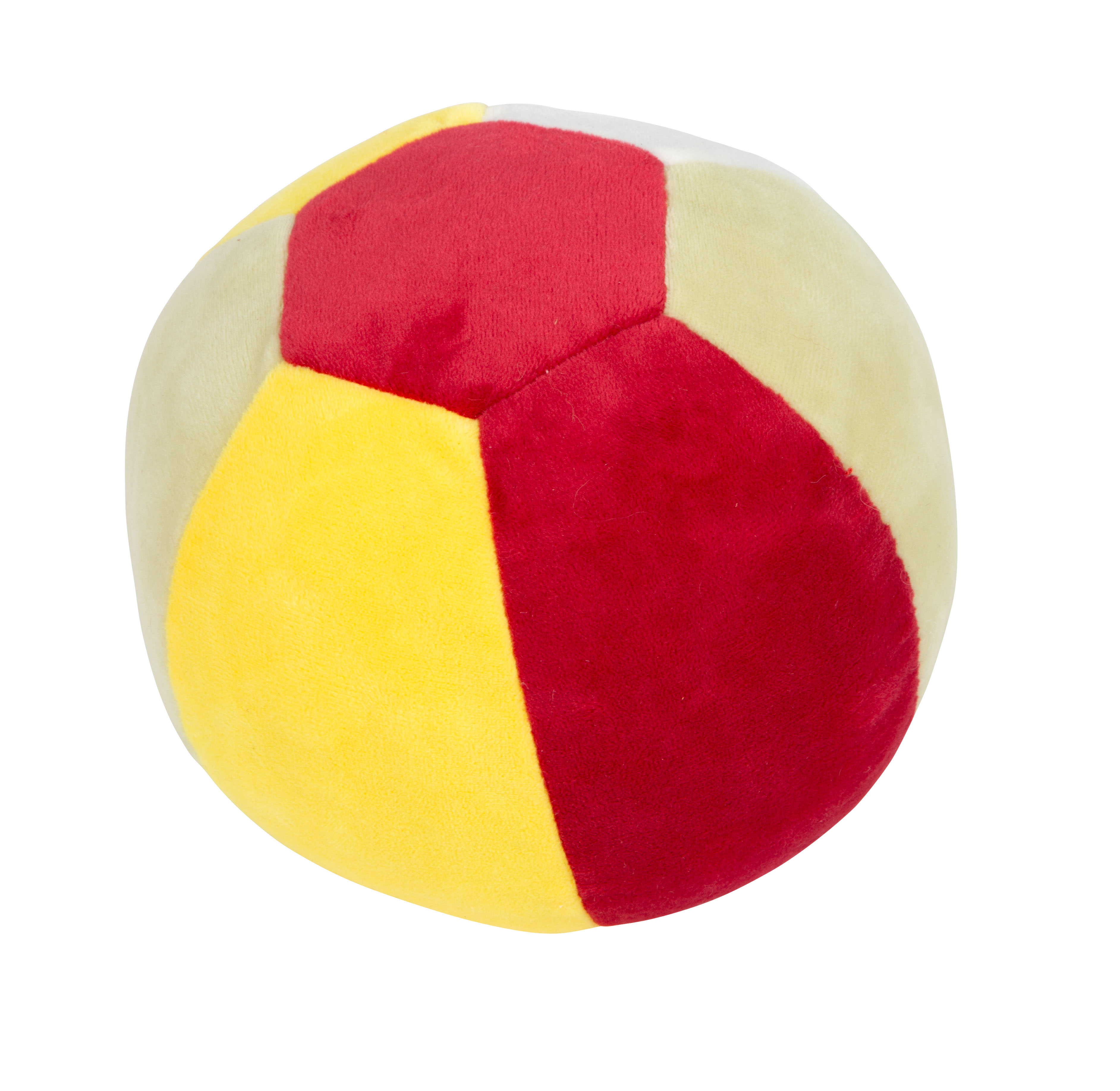 Ball, Plüsch, Mehrfarbig, Beutelspielzeug, Kinderball, Kinderball, Stoffball, Patches, Gelbrot, Spielzeugball