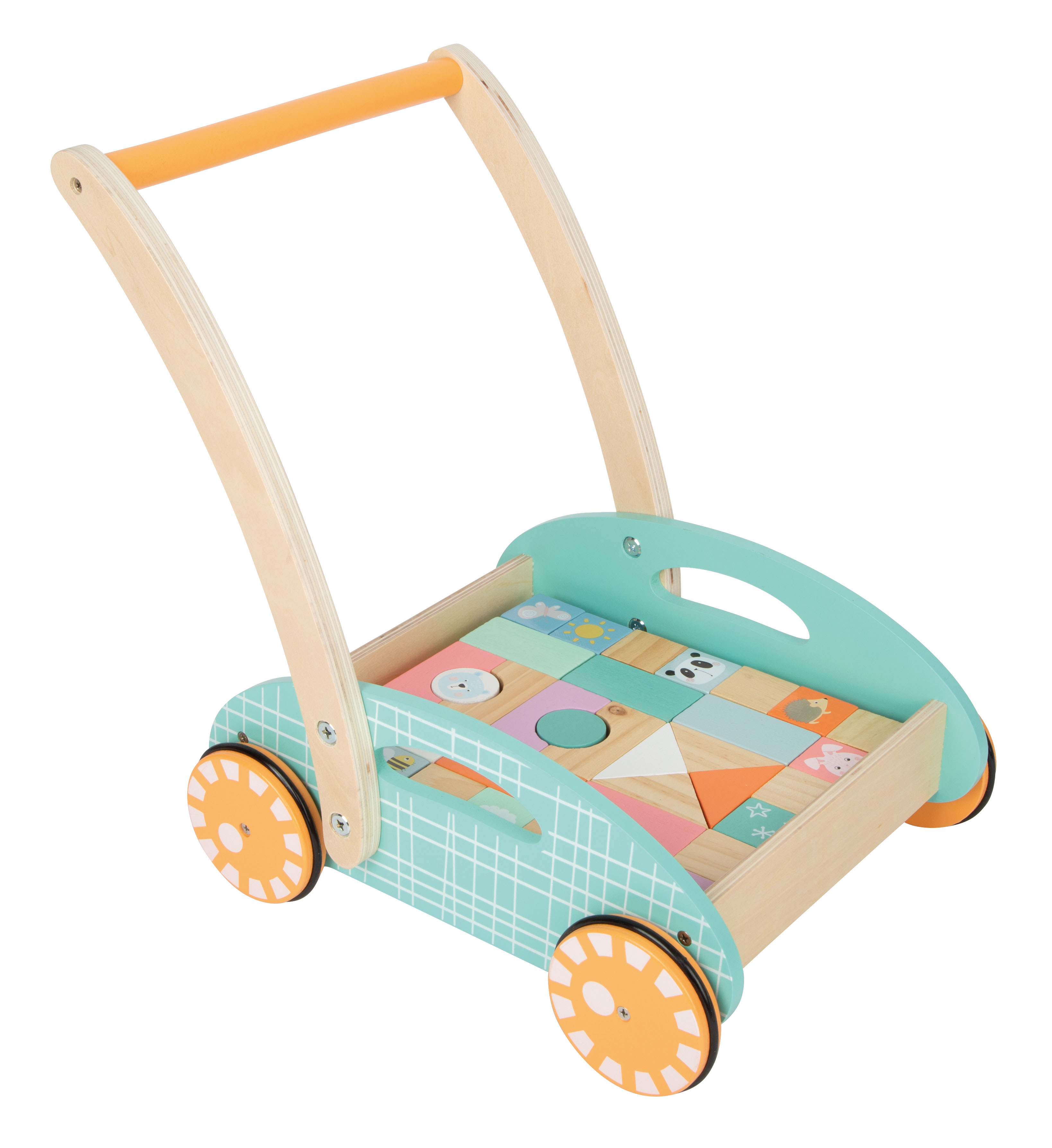 Lauflernwagen Pastell für Kinder