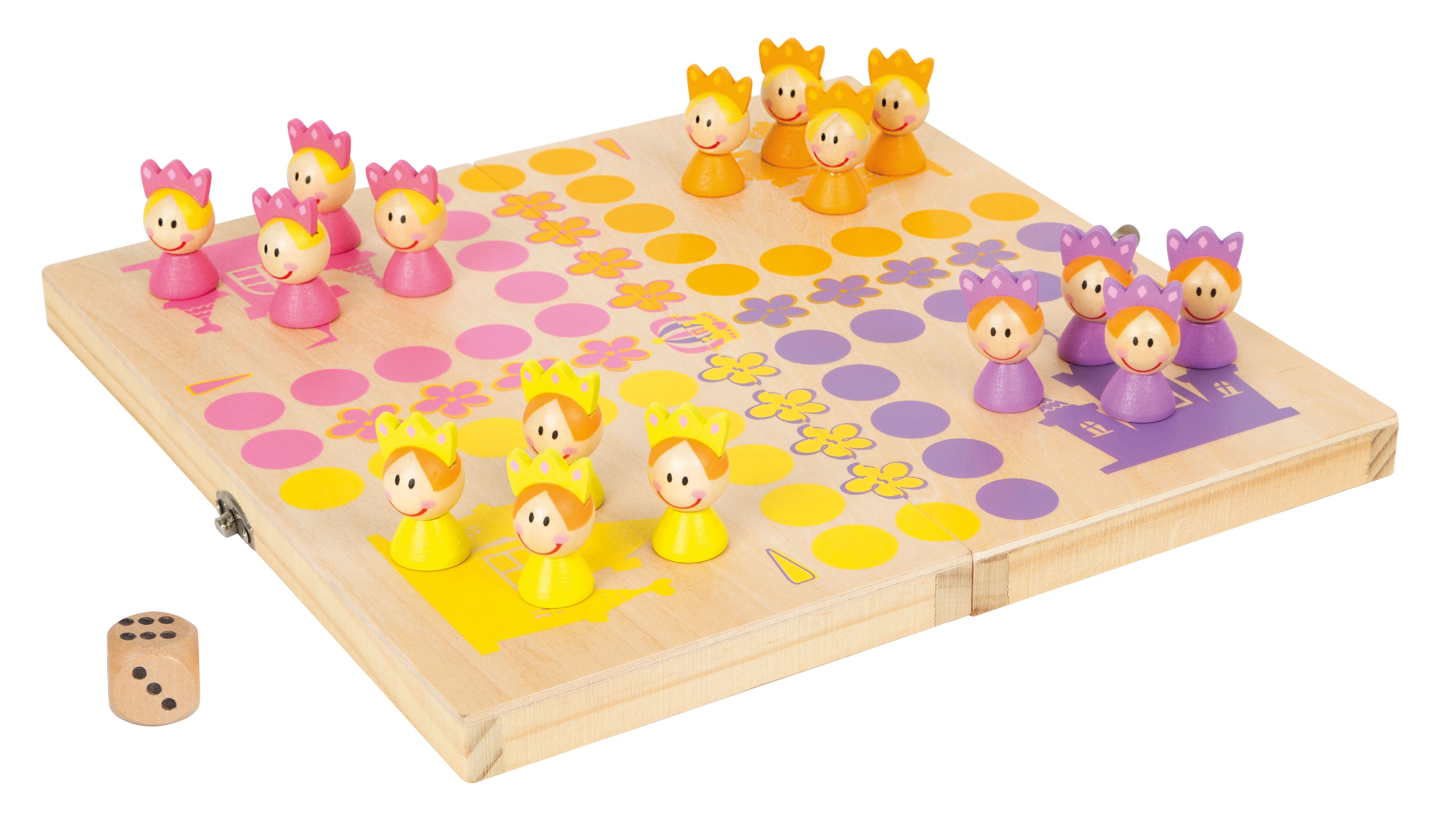 Gesellschaftsspiel für Kinder in Holzkiste