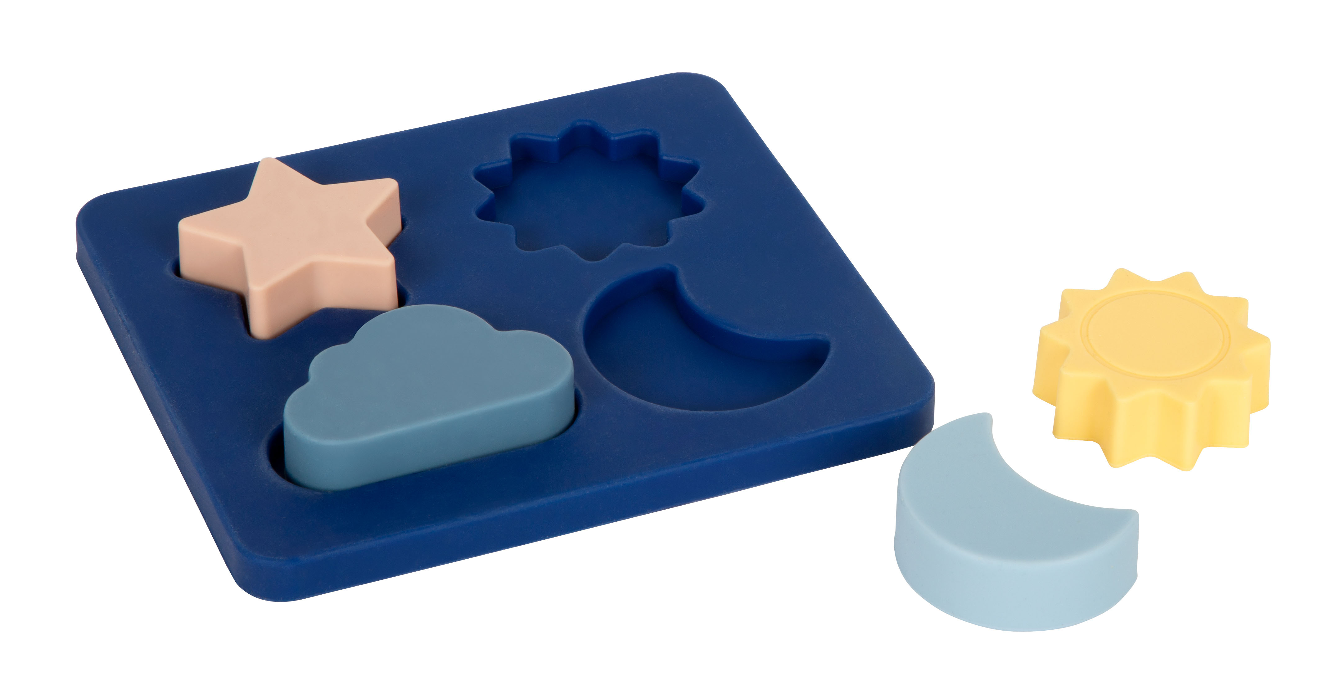 Silikon-Wetterpuzzle Sonne Mond Wolke Stern