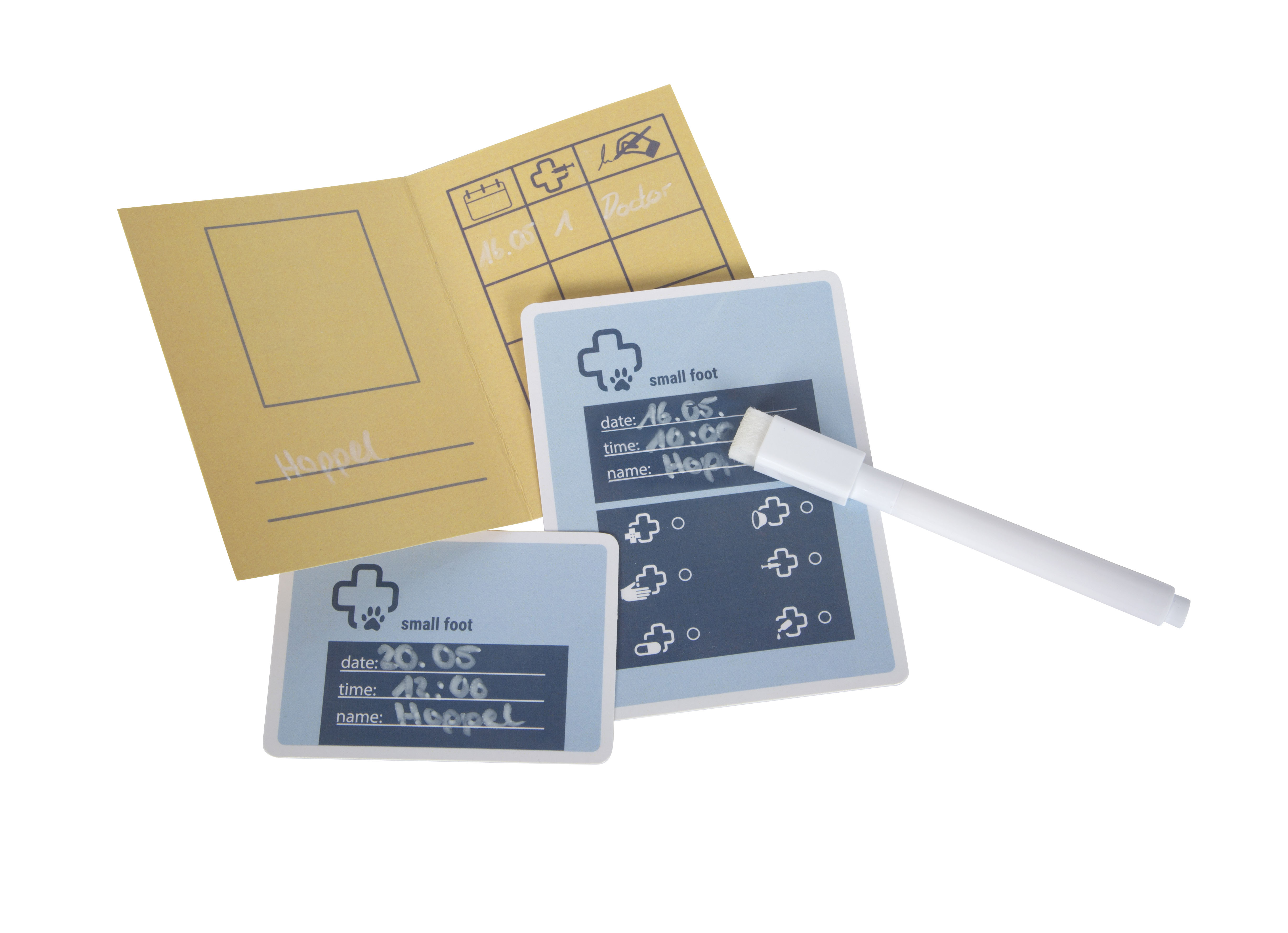 Tierarzt-Tasche Impfausweis und Anamnesebogen