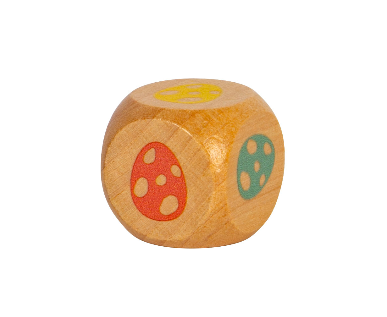 Spielwürfel aus Holz für Dino-Balancierspiel