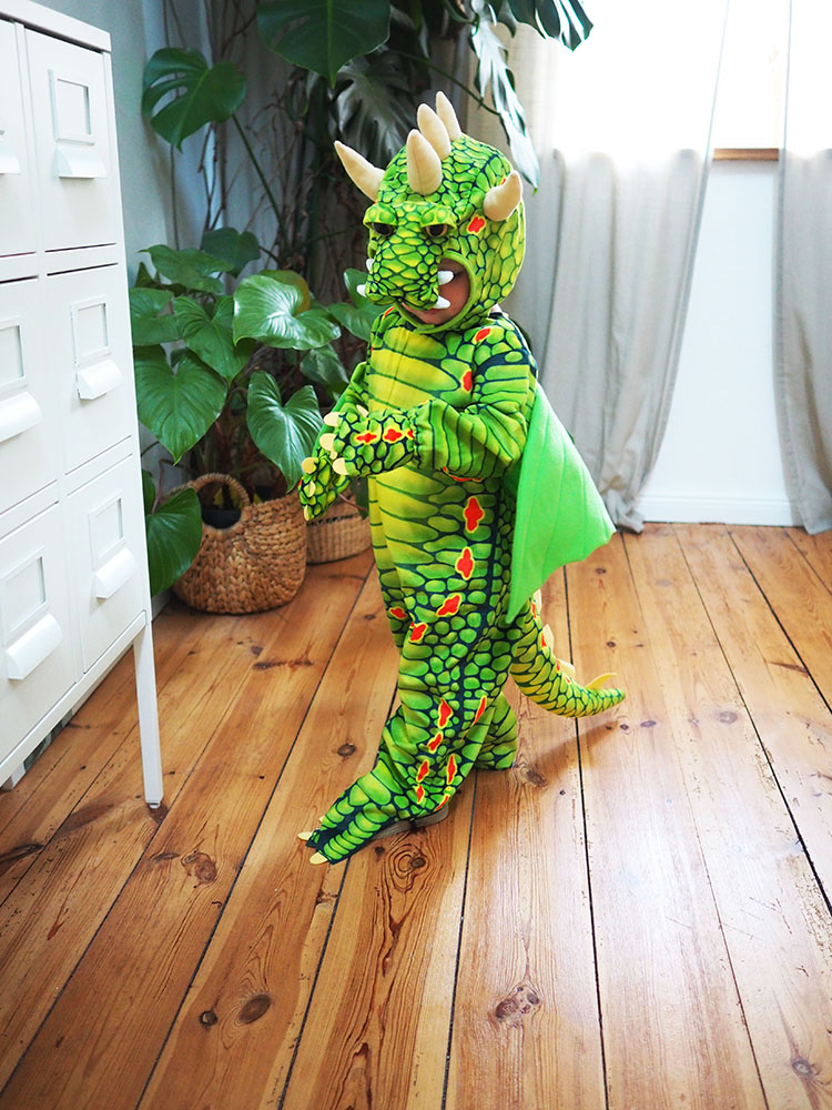 Kostüm Drache Kinderbild dritte Ansicht