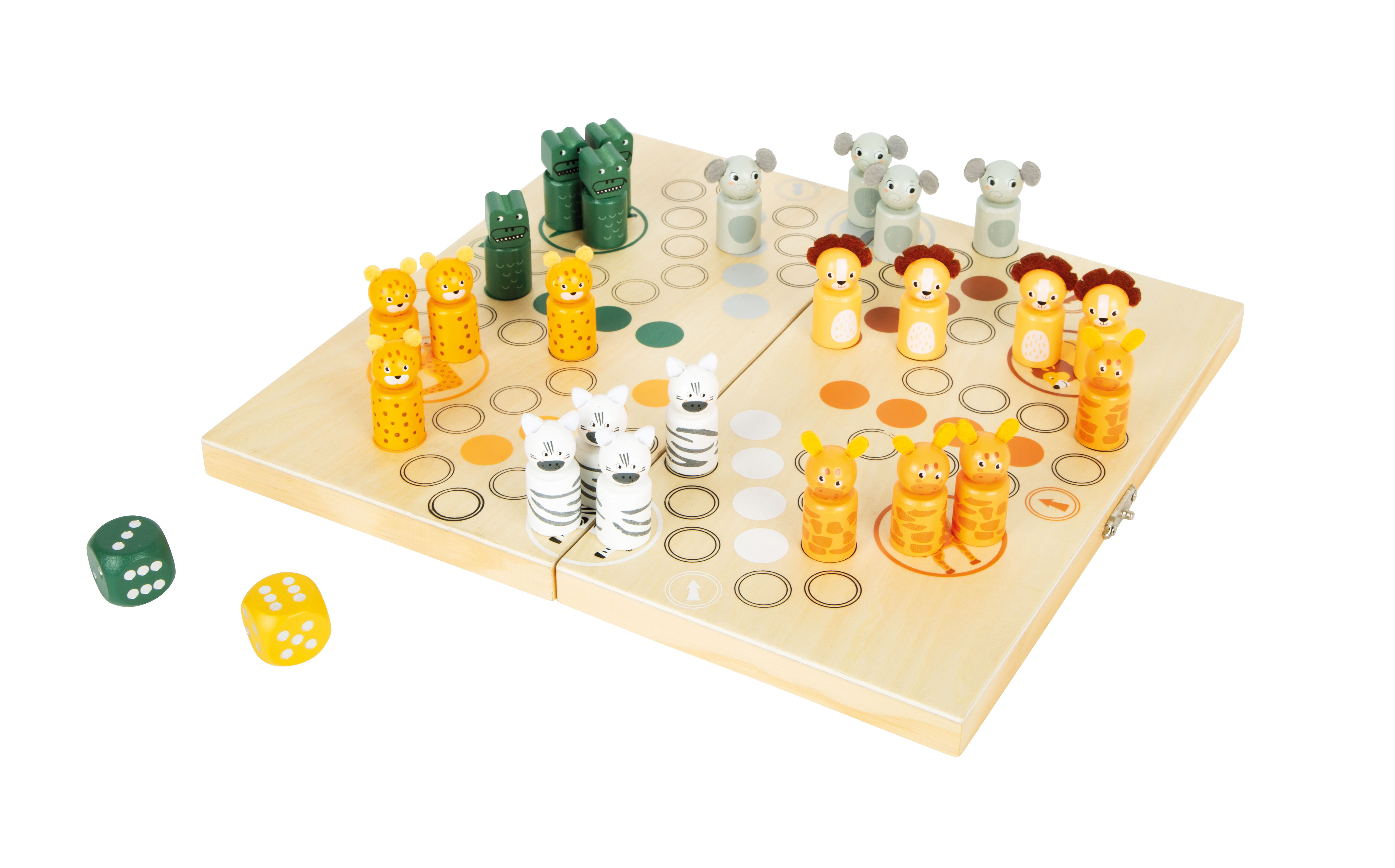 Brettspiel im Safari-Look