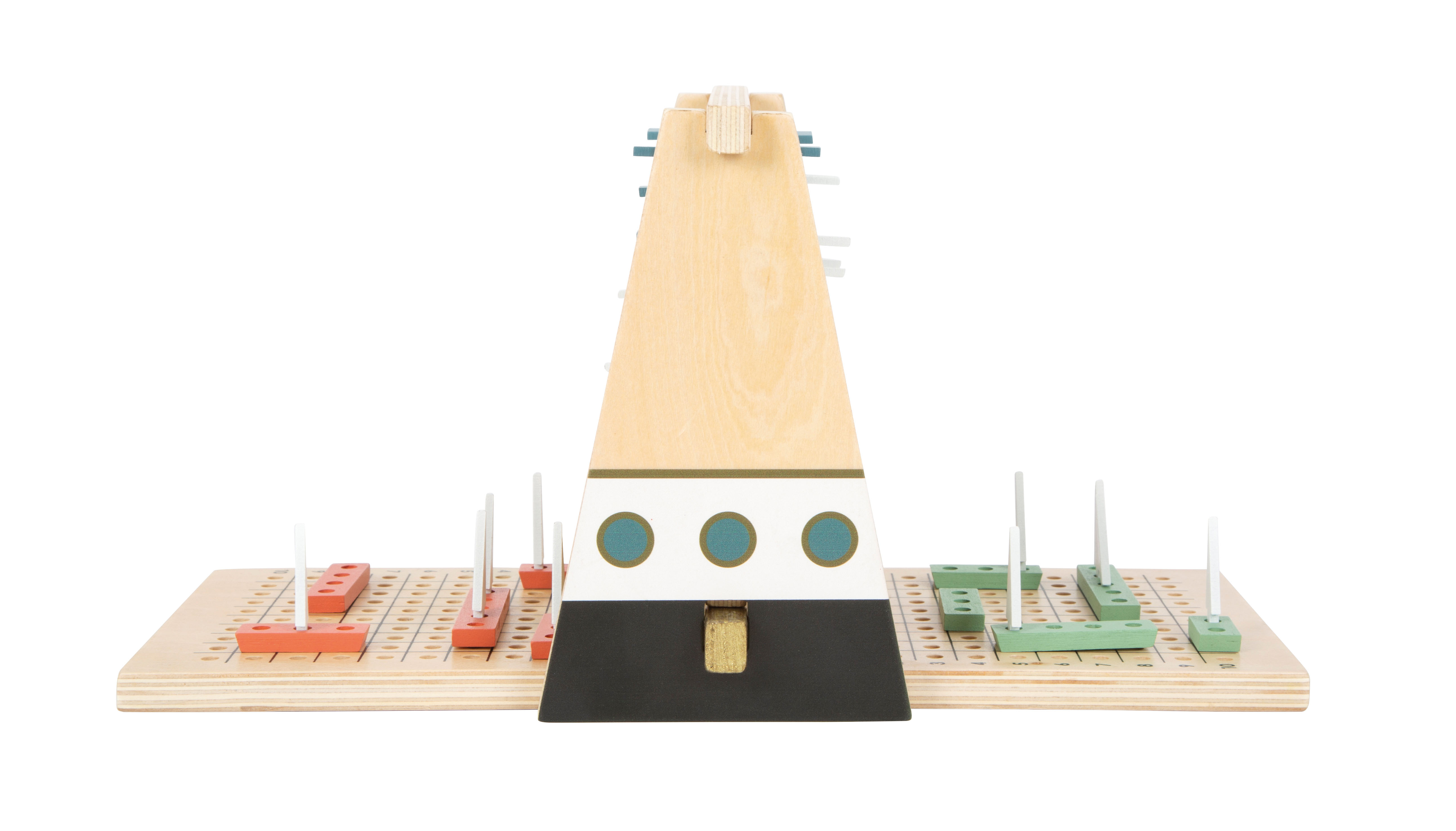 Modernes Schiffe versenken Gesellschaftsspiel aus Holz