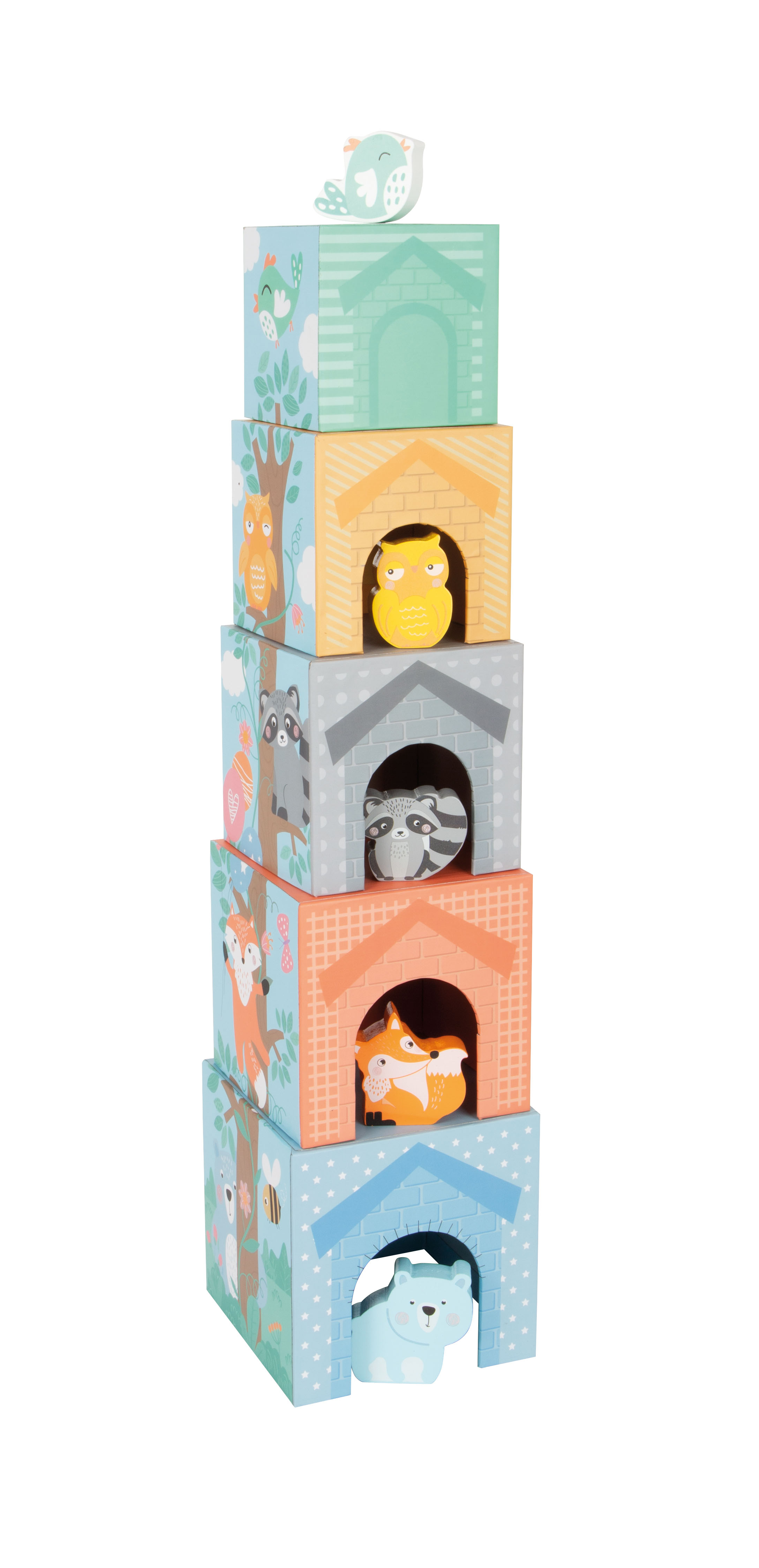 Stapelwürfel Pastell für Kinder