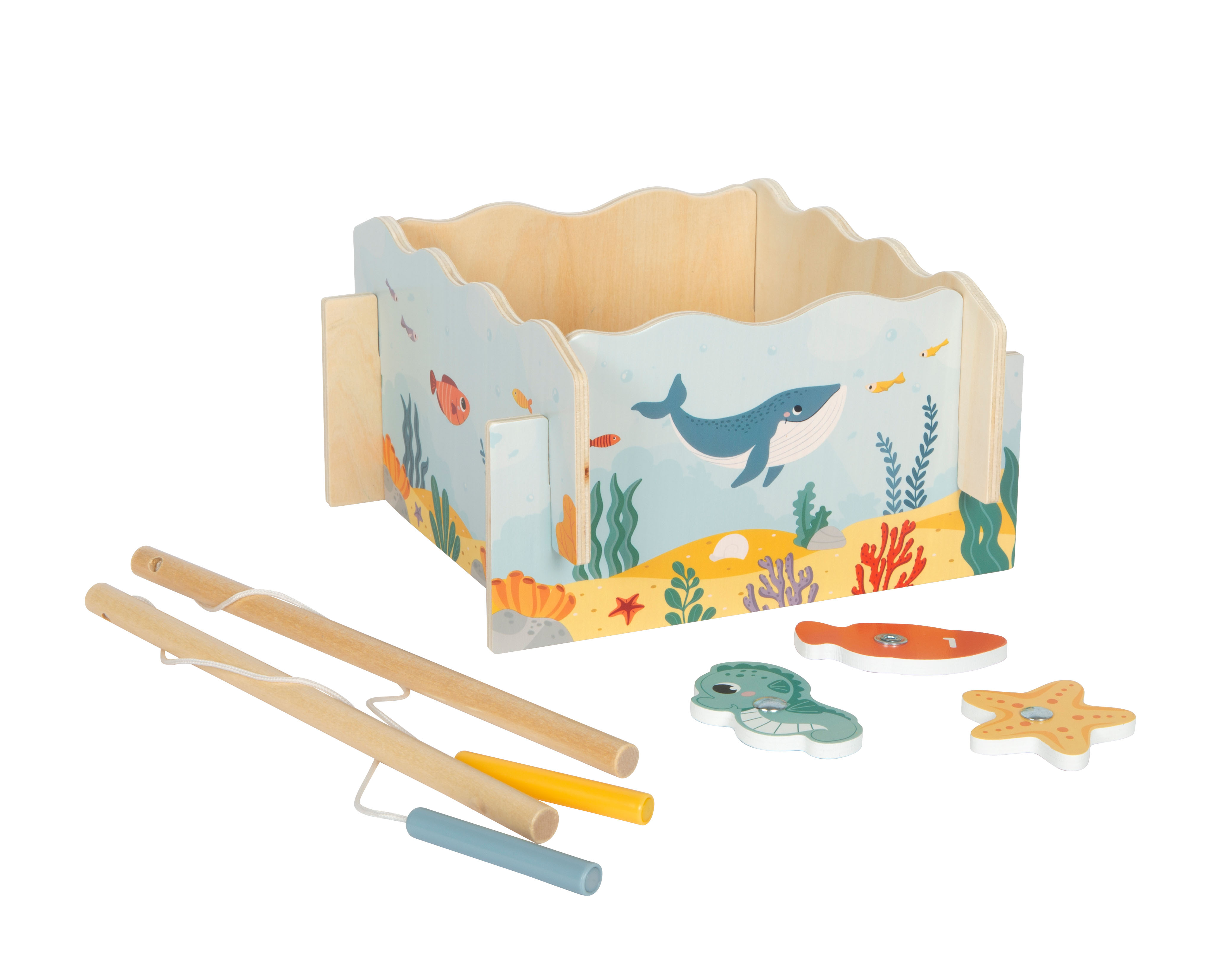 Angelspiel aus Holz für Kinder