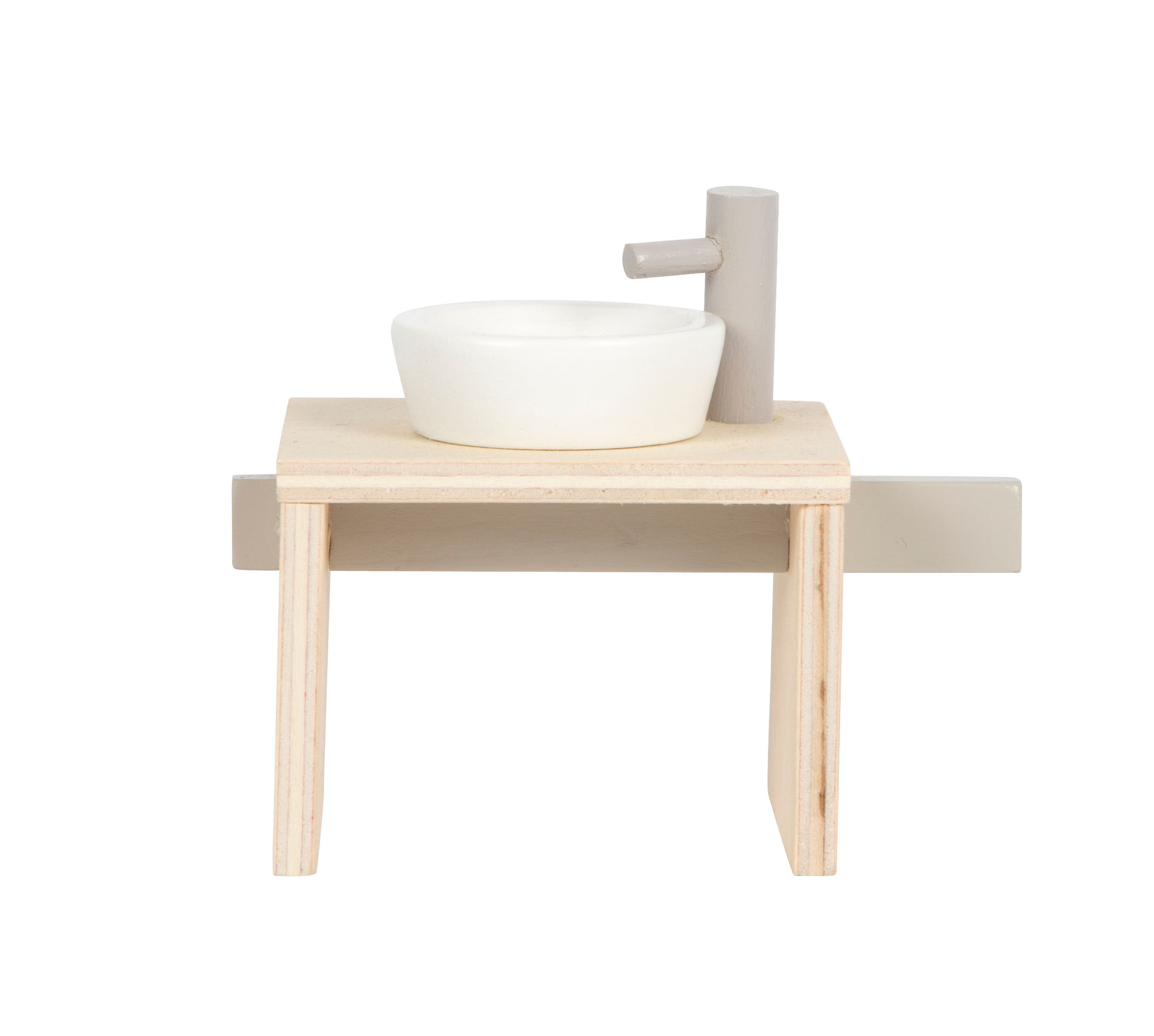 Puppenhaus Waschtisch aus Holz