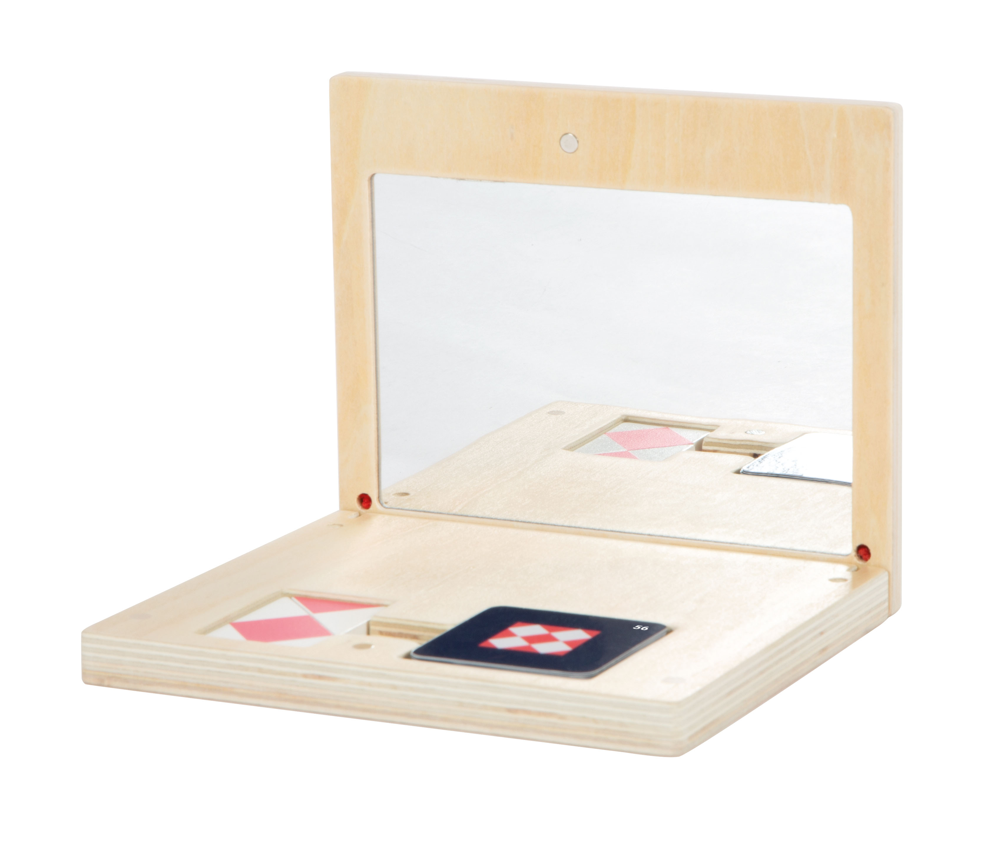 Geöffnetes Spiegel-Spiel für Kinder