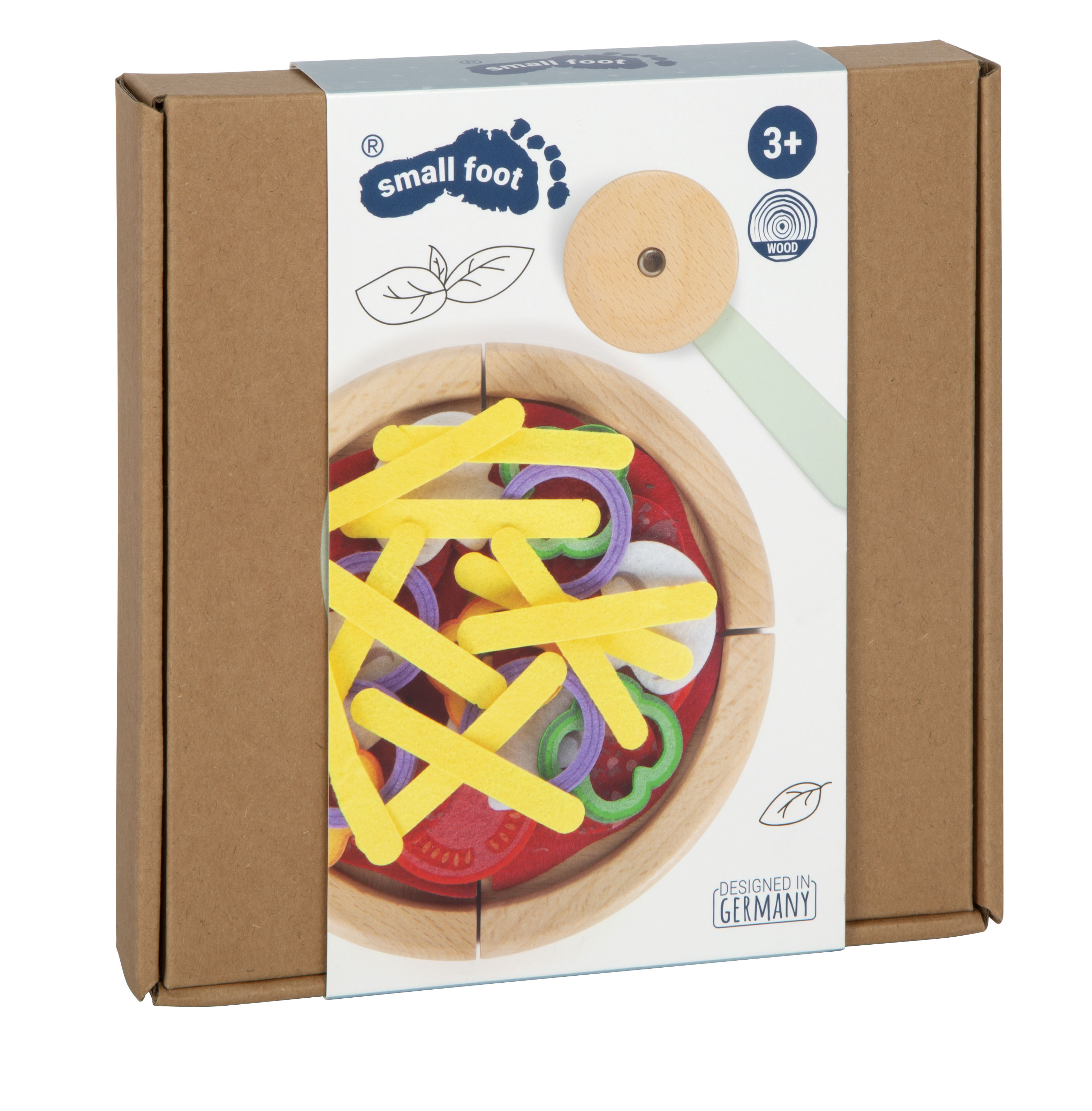 Pizza-Set Verpackung Ansicht