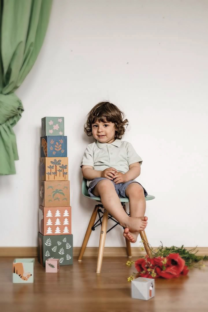 Stapelwürfel „Safari“ für Kinder