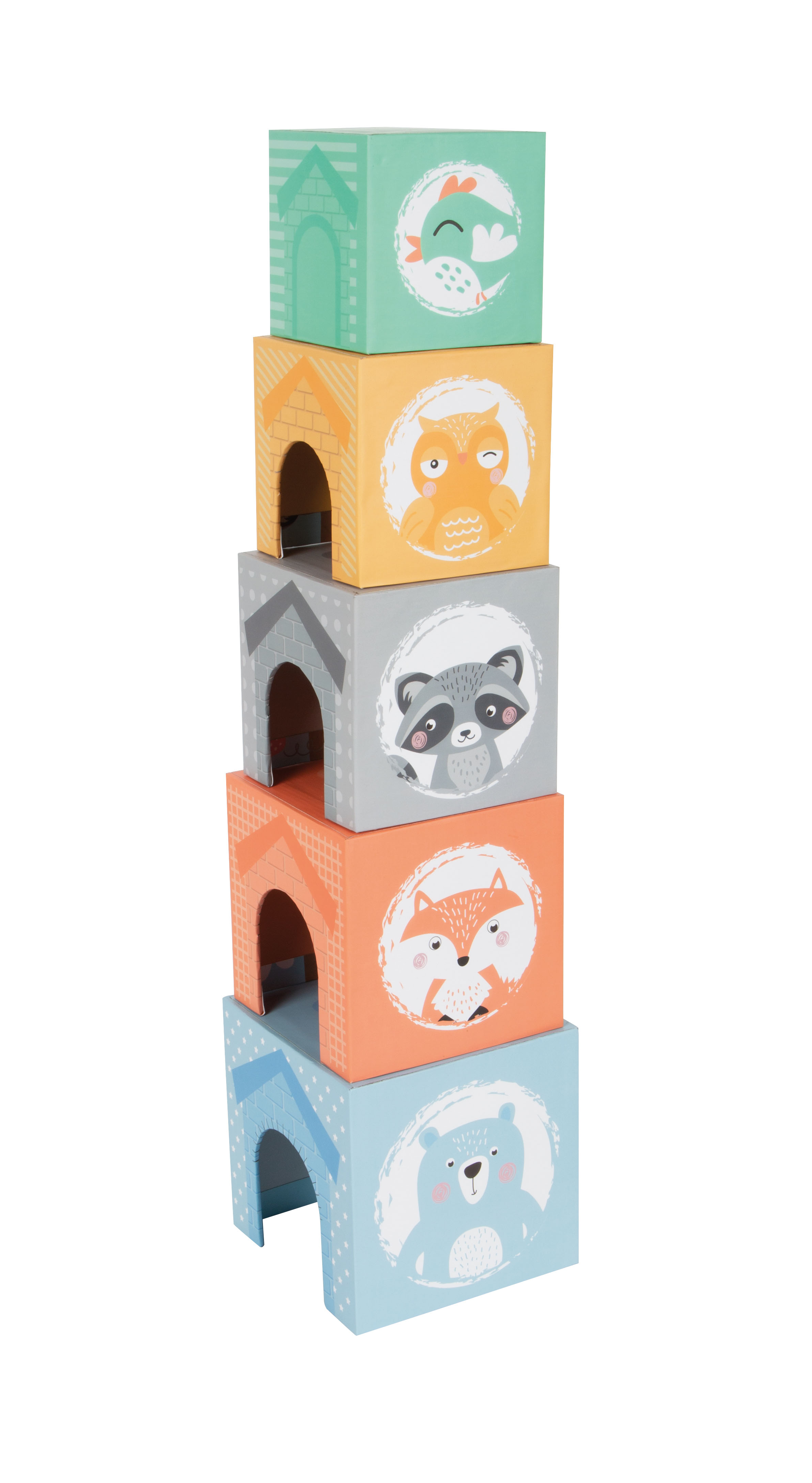 Stapelwürfel Pastell für Kinder