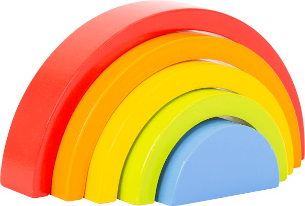 Holzspielzeug Regenbogen für Kinder