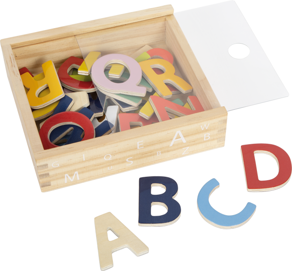 Lettres magnétiques colorées „Educate“