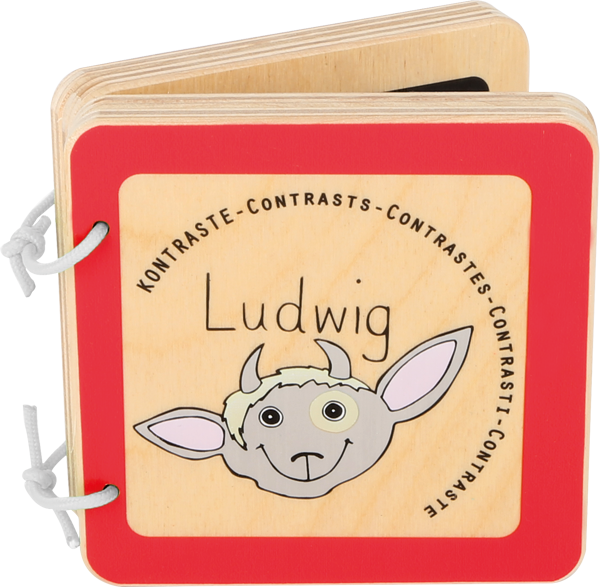 Libro para bebés &quot;Ludwig&quot; (contrastes)