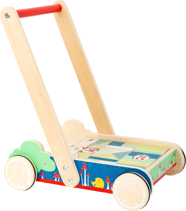 Kinder-Lauflernwagen aus Holz