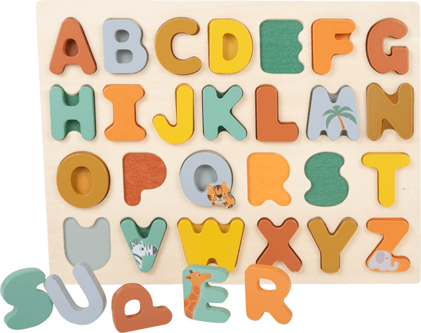 Setzpuzzle zum Erlernen von Buchstaben