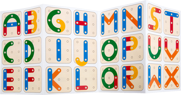 Learning Game Letters and Numbers Insertion Puzzle