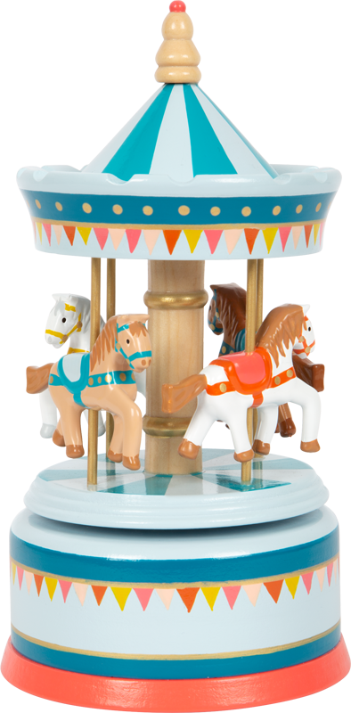 Boîte à musique Carrousel à chevaux Cirque