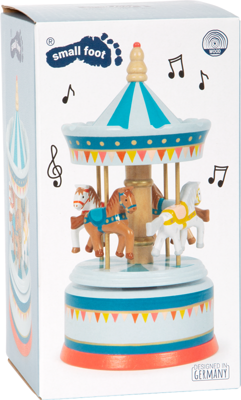 Boîte à musique Carrousel à chevaux Cirque