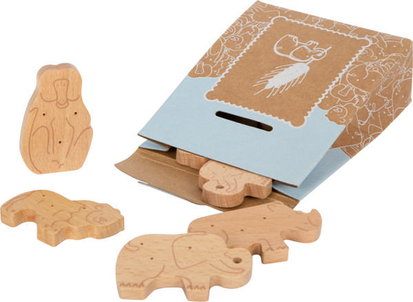 Zookekse aus Holz zum Spielen für Kinder