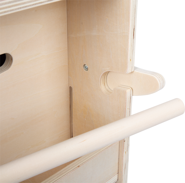 Kinderzimmer Holz-Regal für Bastel-Material