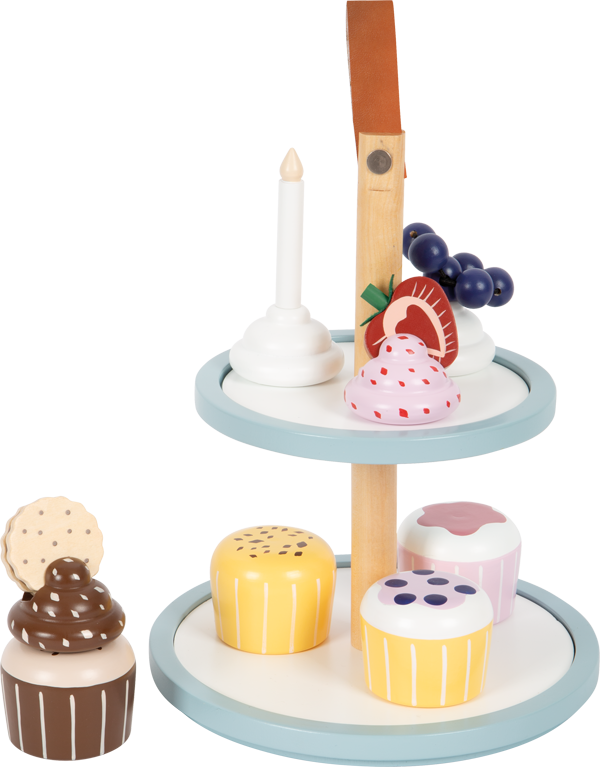Etagere mit Cupcakes für Kinderküche