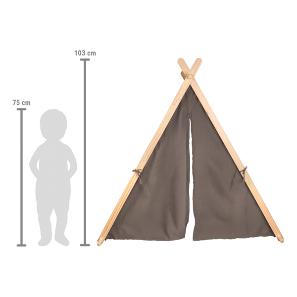Play Tent taupe