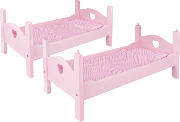 Doll´s bunk bed pink