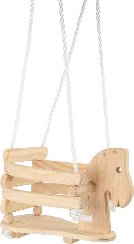 Holz-Schaukel für Kleinkinder in Pferde-Form
