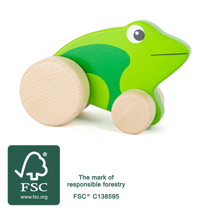 Push-along Frog
