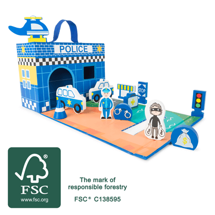 Police Station Themed Play Set
